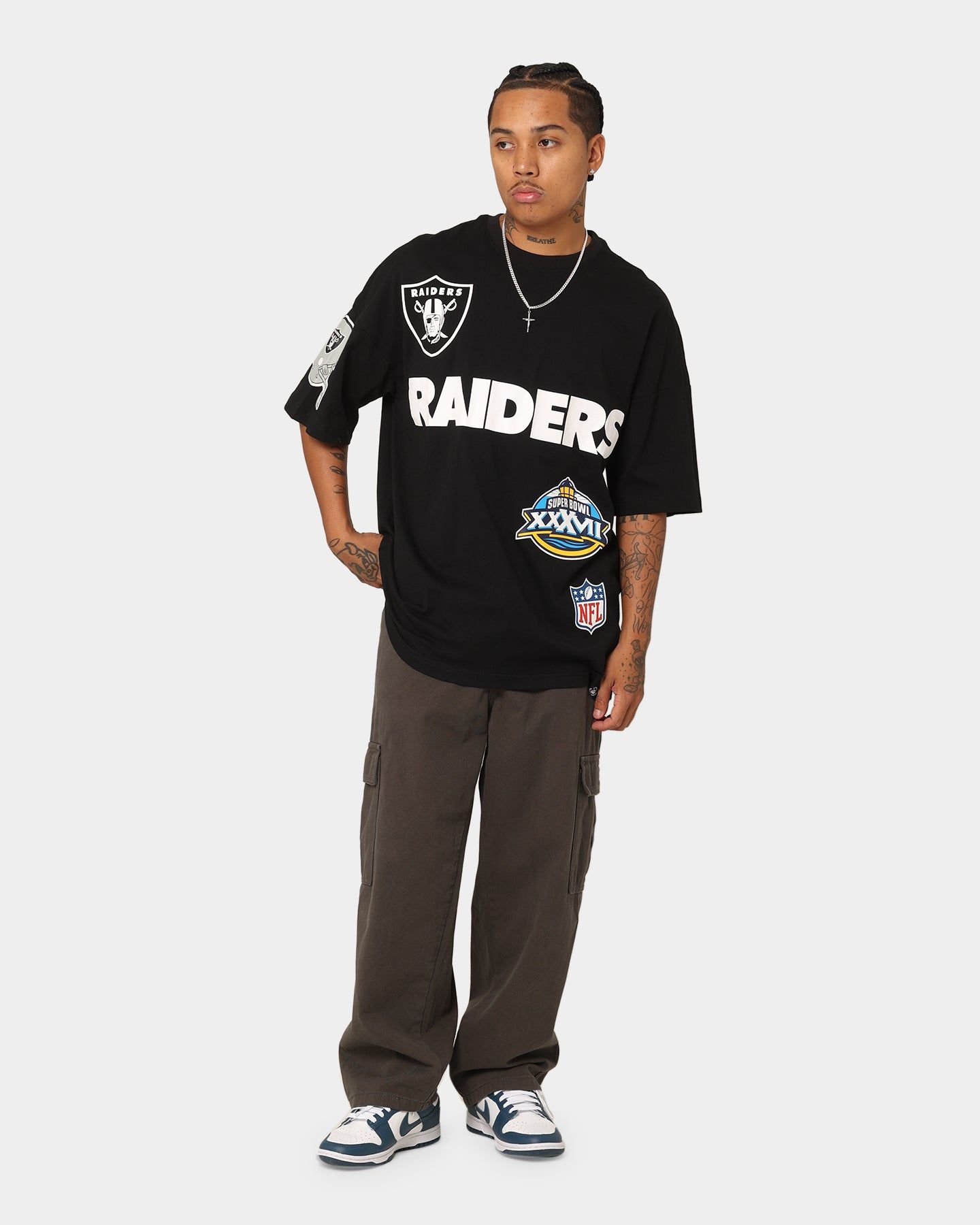 Majestic Athletic Las Vegas Raiders World Series Champs Graphic T-Shirt Faded Black sold by Culture Kings product image thumbnail 2