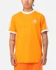 Adidas 3-Stripes T-Shirt Orange sold by Culture Kings