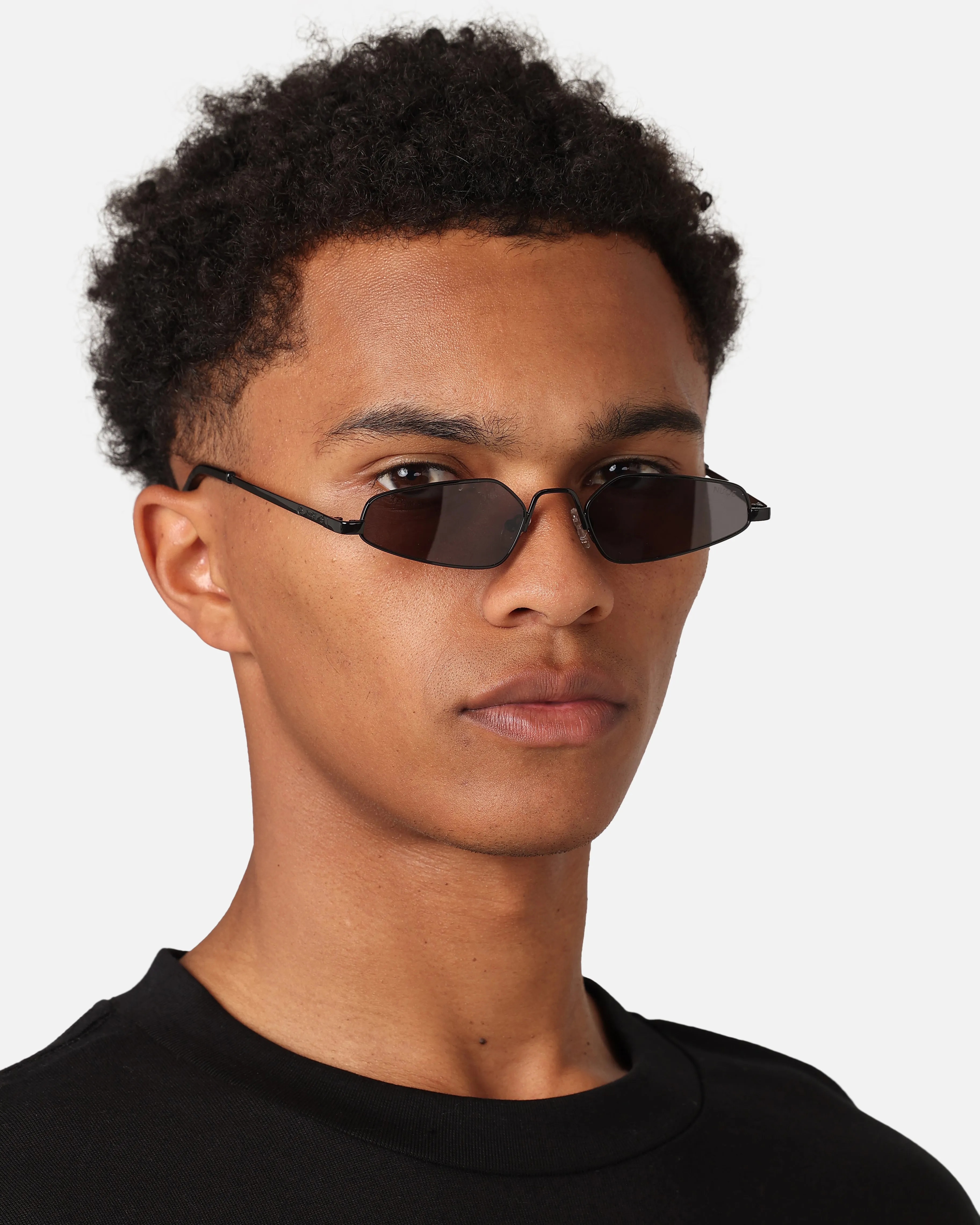 Nuqe Teddy Sunglasses Black/Black sold by Culture Kings