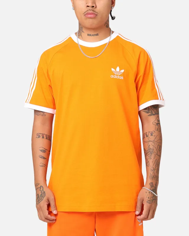 Adidas 3-Stripes T-Shirt Orange sold by Culture Kings