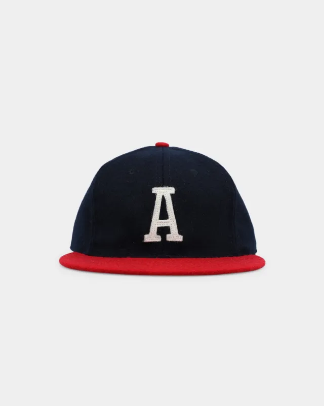 Ebbets Field Flannels Austin Braves 1965 Strapback Navy sold by Culture Kings