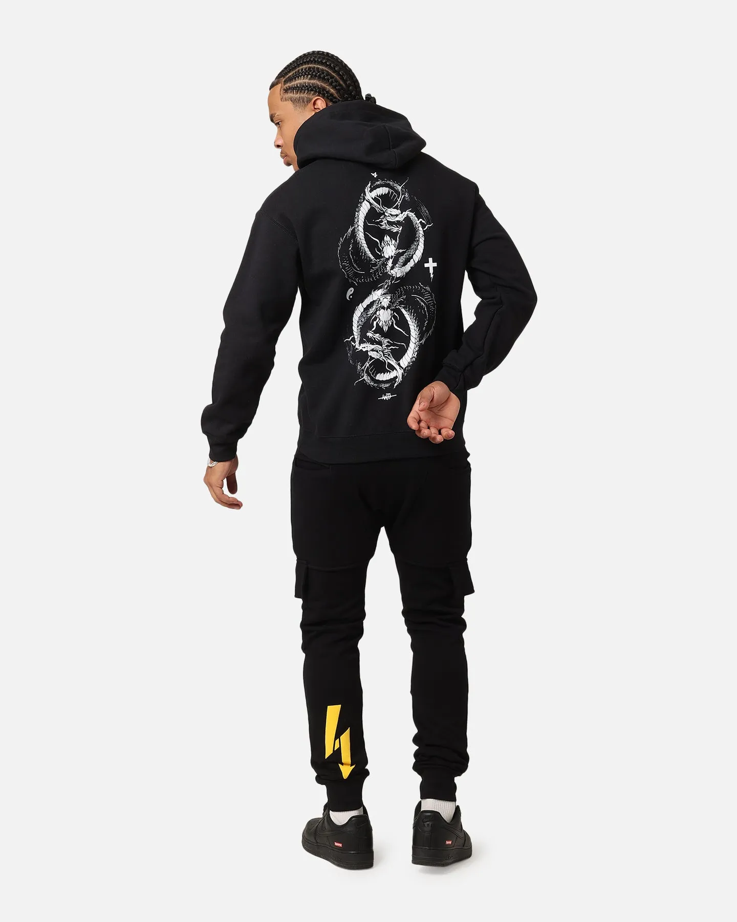 The Anti Order Double Dragon Hoodie Black/White sold by Culture Kings product image thumbnail 3