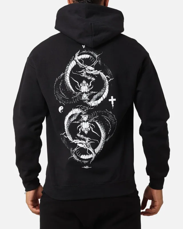 The Anti Order Double Dragon Hoodie Black/White sold by Culture Kings