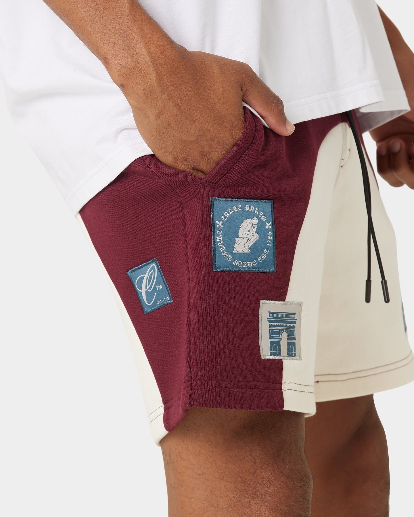 Carre Avant Panel Shorts Maroon sold by Culture Kings product image thumbnail 5