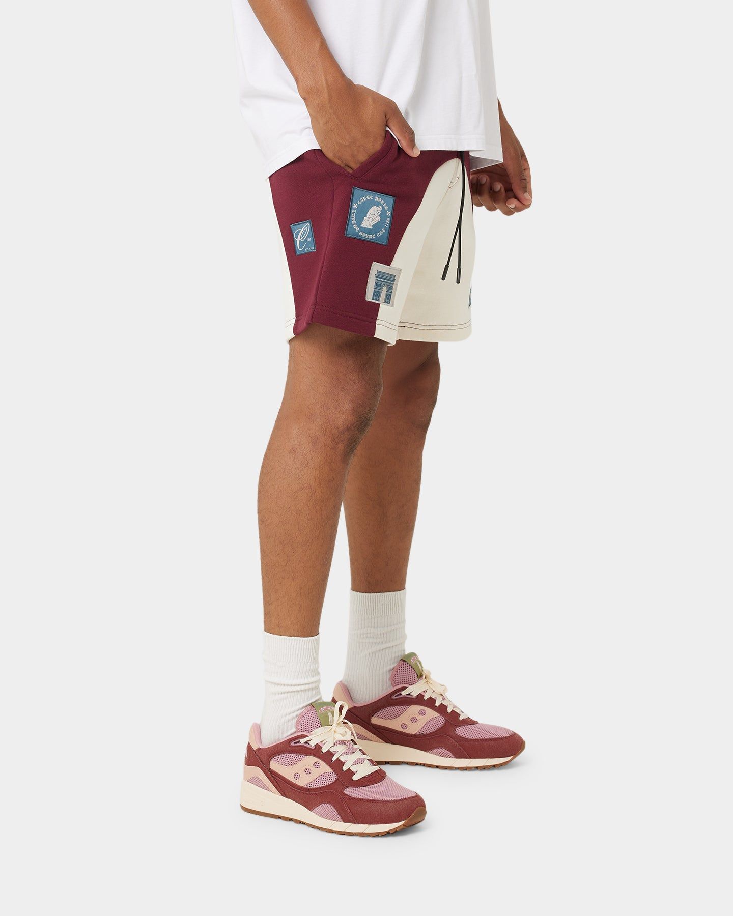 Carre Avant Panel Shorts Maroon sold by Culture Kings product image thumbnail 7