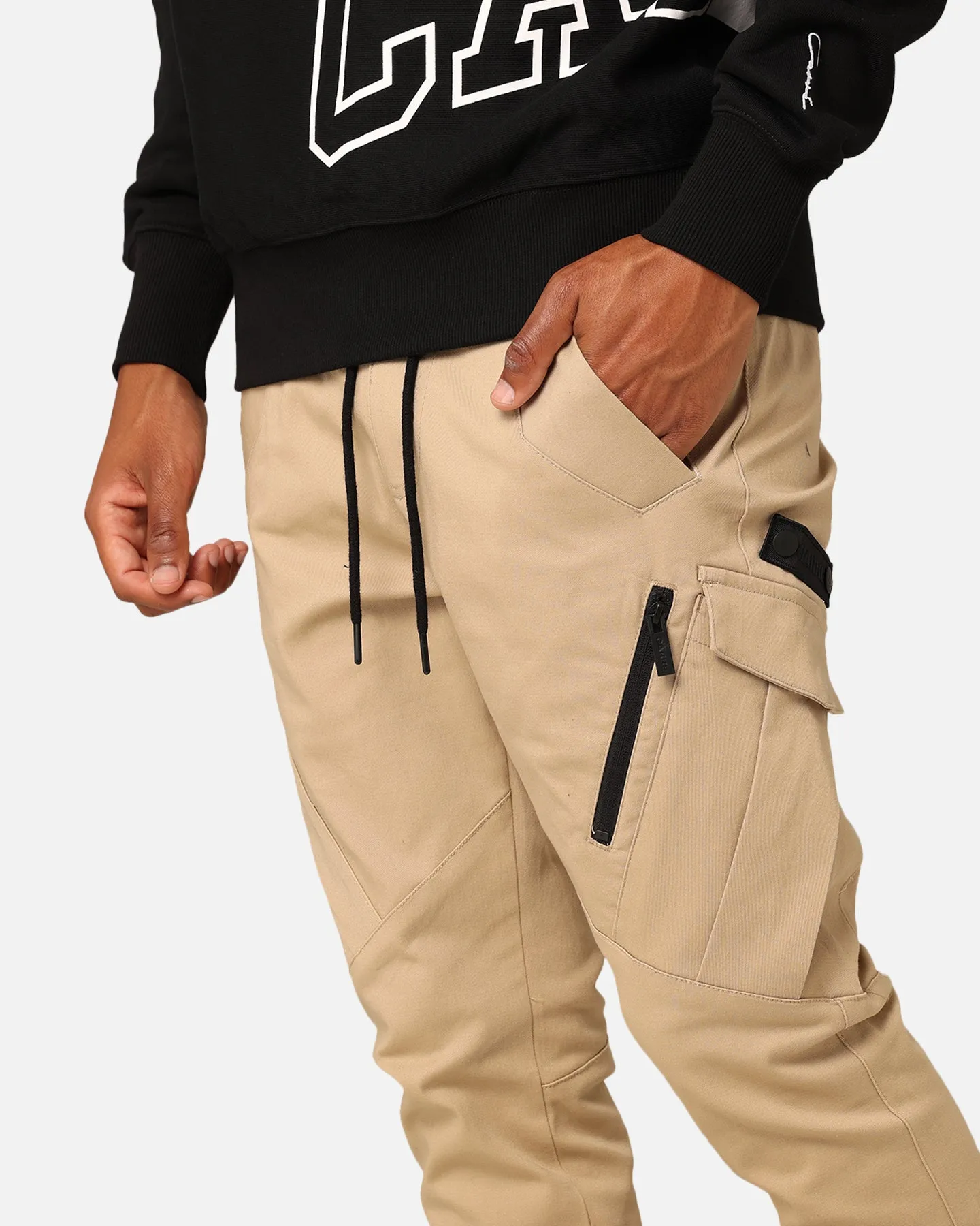 Carré Evolution Cargo Joggers Stone/Black sold by Culture Kings product image thumbnail 4