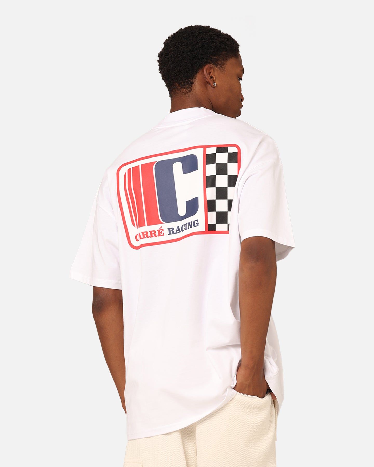 Carre Course Oversized T-Shirt White sold by Culture Kings