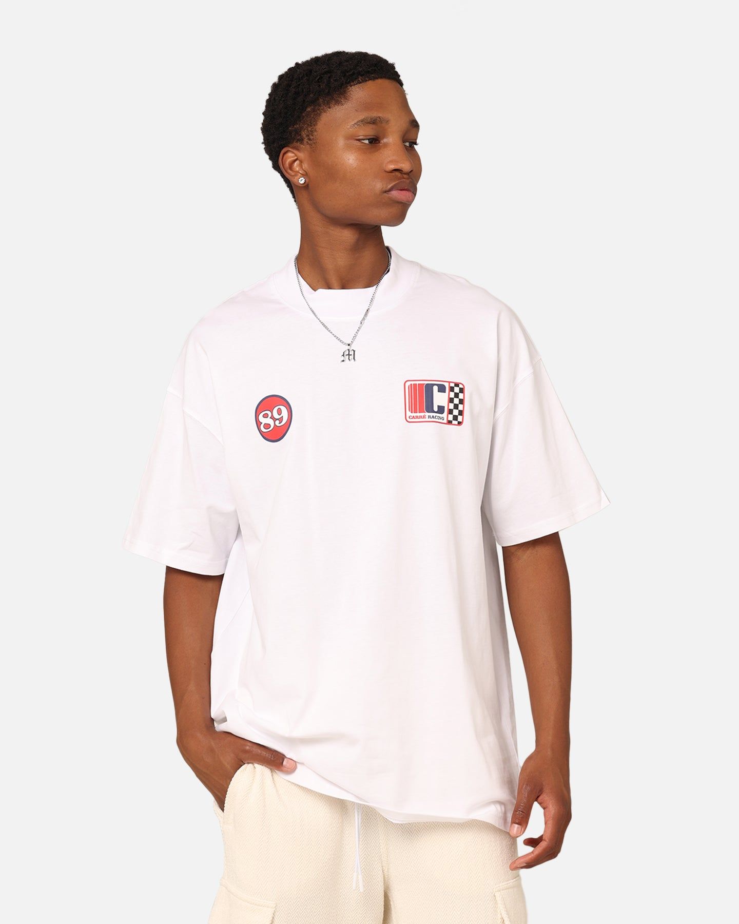 Carre Course Oversized T-Shirt White sold by Culture Kings product image thumbnail 2