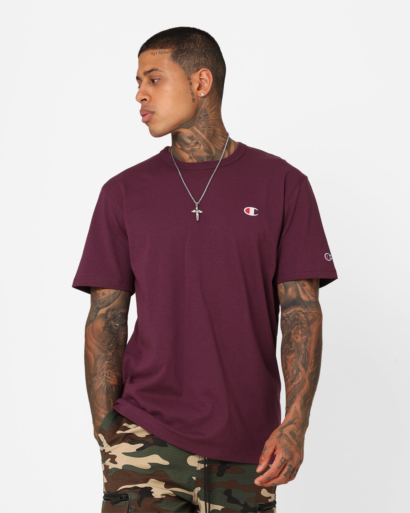 Champion Heritage Small C T-Shirt Higher Love sold by Culture Kings