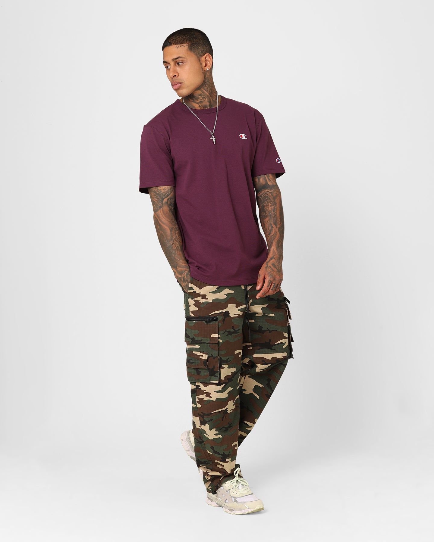 Champion Heritage Small C T-Shirt Higher Love sold by Culture Kings product image thumbnail 2