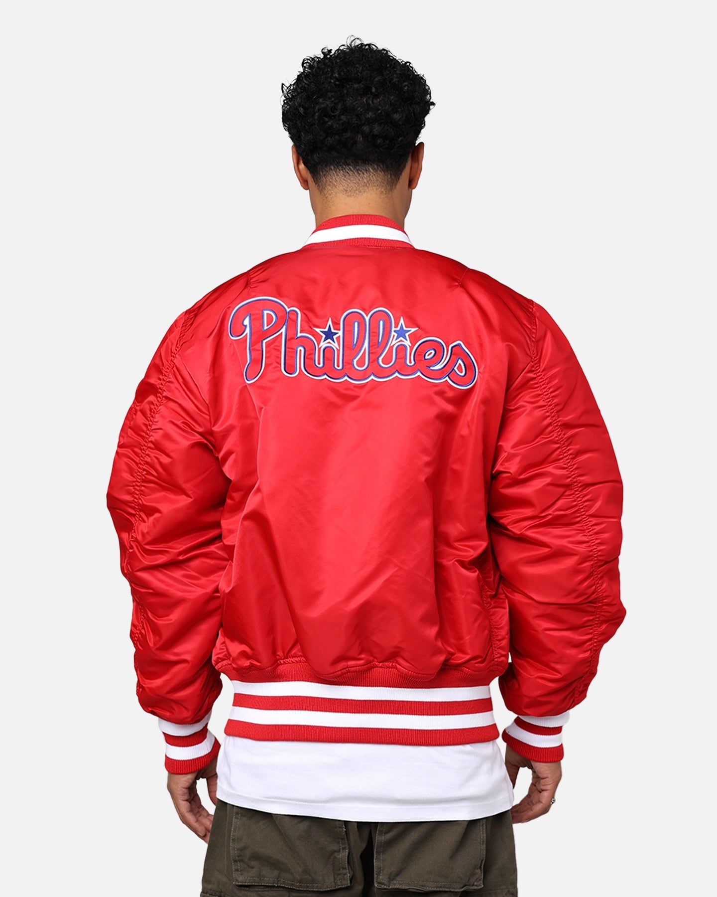 New Era X Alpha Series X MLB Philadelphia Phillies MA-1 Bomber Jacket Red sold by Culture Kings product image thumbnail 5