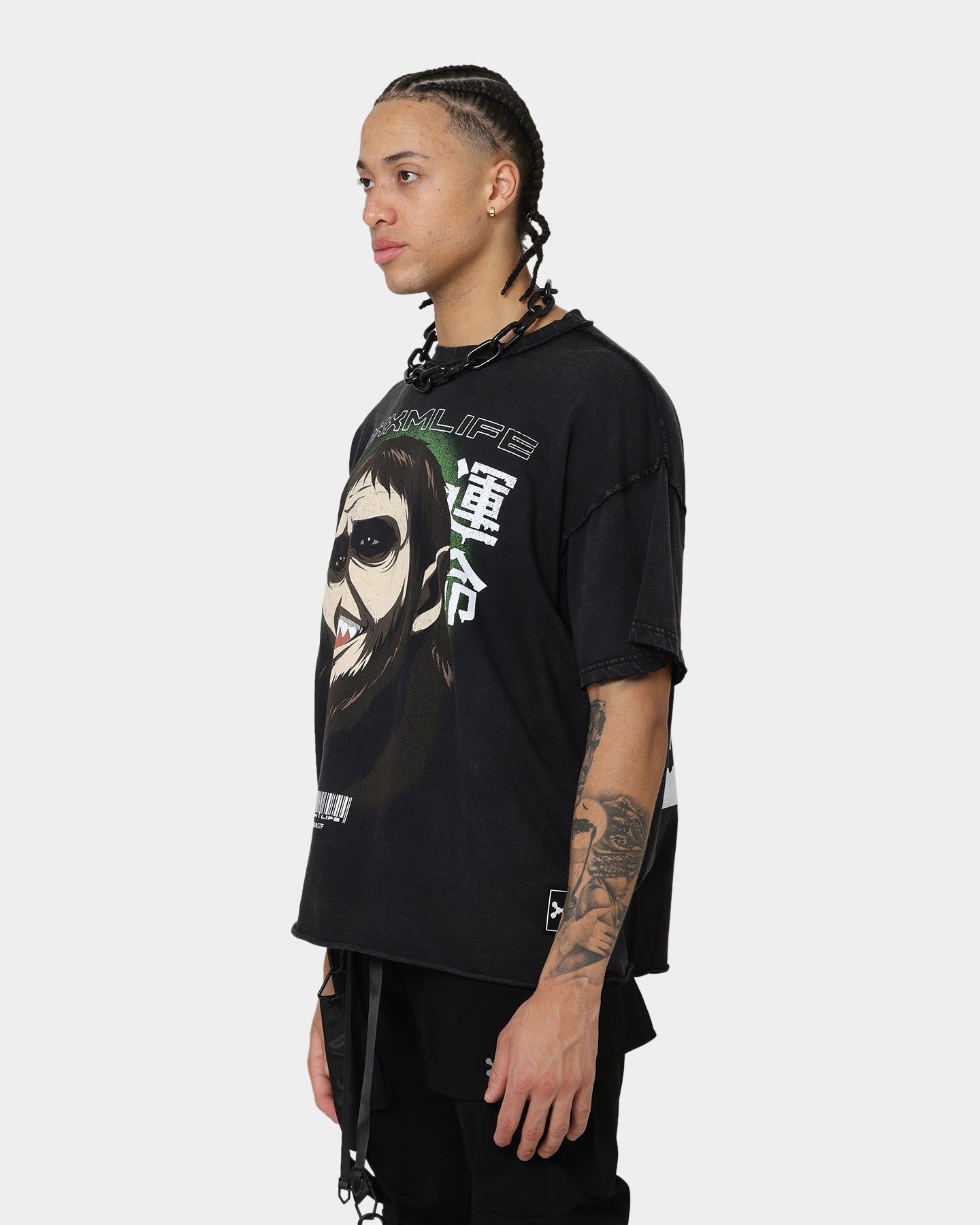 DXXMLIFE X Attack On Titan Beast DXXM Vintage T-Shirt Aged Black sold by Culture Kings product image thumbnail 8