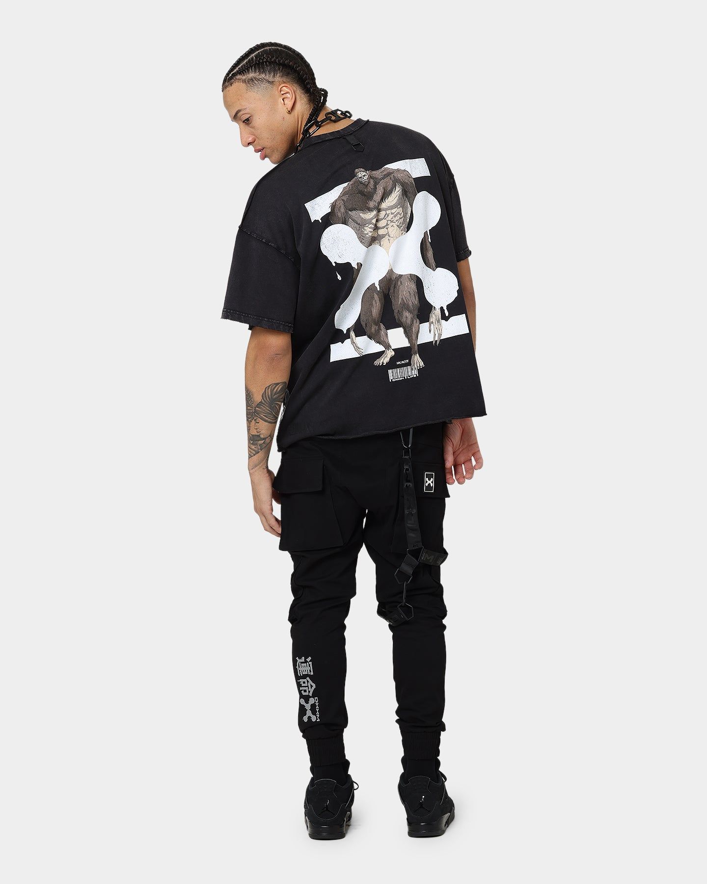 DXXMLIFE X Attack On Titan Beast DXXM Vintage T-Shirt Aged Black sold by Culture Kings product image thumbnail 9