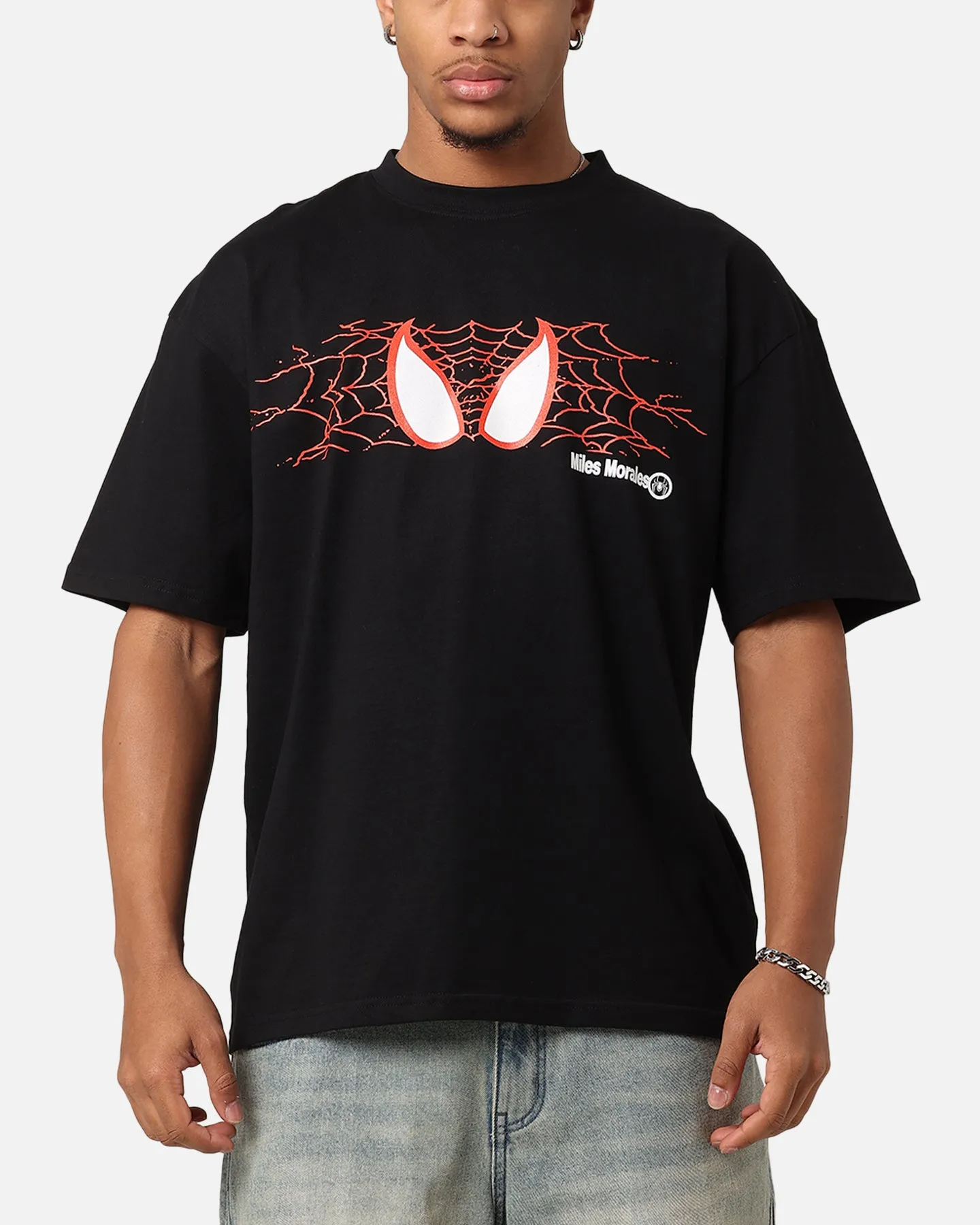 Goat Crew Marvel Spider-Man Y2K Miles T-Shirt Black sold by Culture Kings product image thumbnail 2