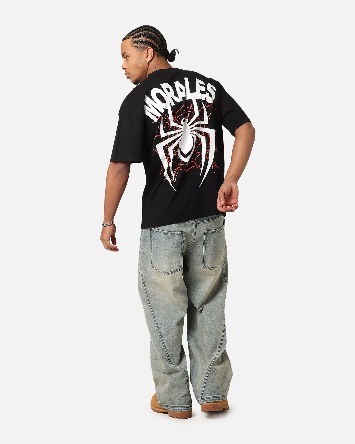 Goat Crew Marvel Spider-Man Y2K Miles T-Shirt Black sold by Culture Kings product image thumbnail 3