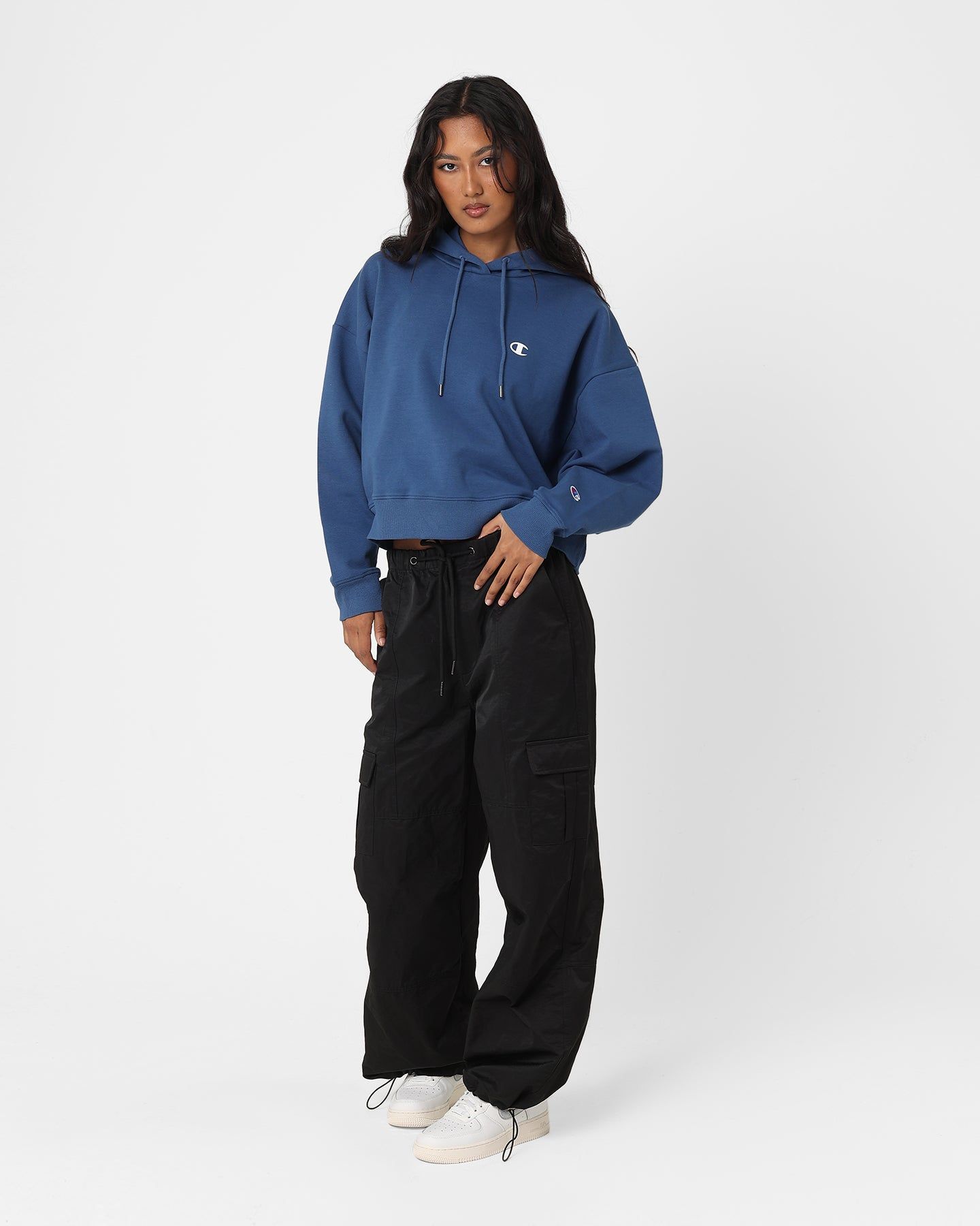 Champion Women's Rochester Base Hoodie Regal Navy sold by Culture Kings product image thumbnail 2