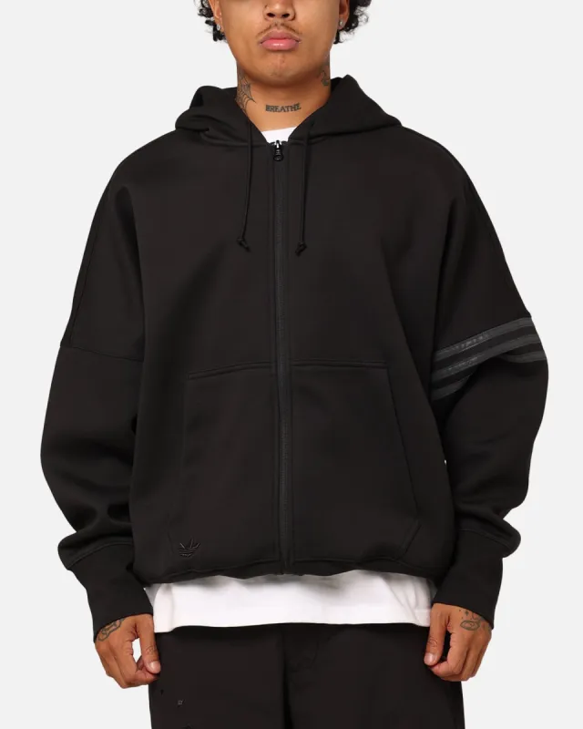 Adidas Street Neuclassics Full-Zip Hoodie Black sold by Culture Kings
