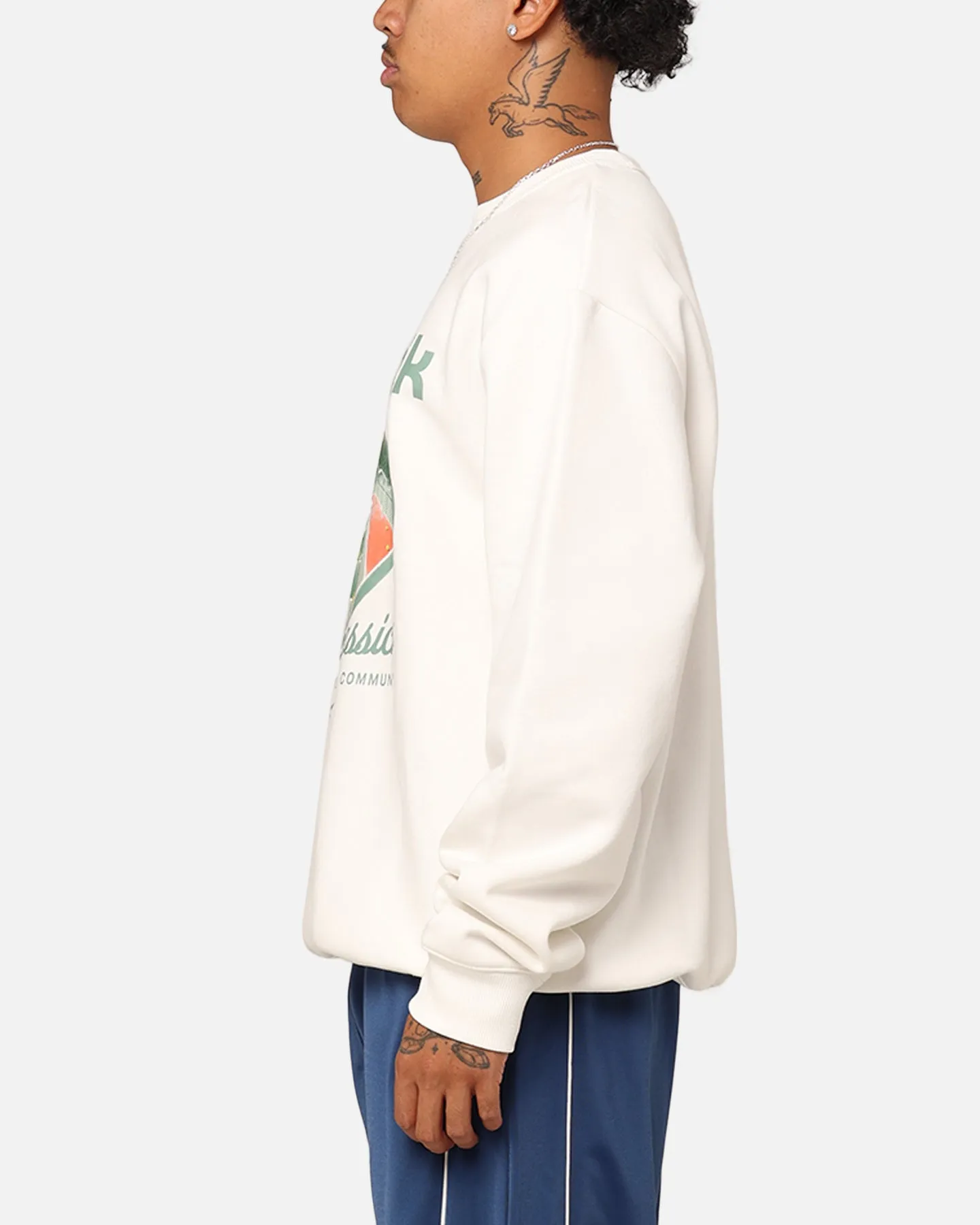 Reebok CL Court Sport Crewneck Vintage White sold by Culture Kings product image thumbnail 5