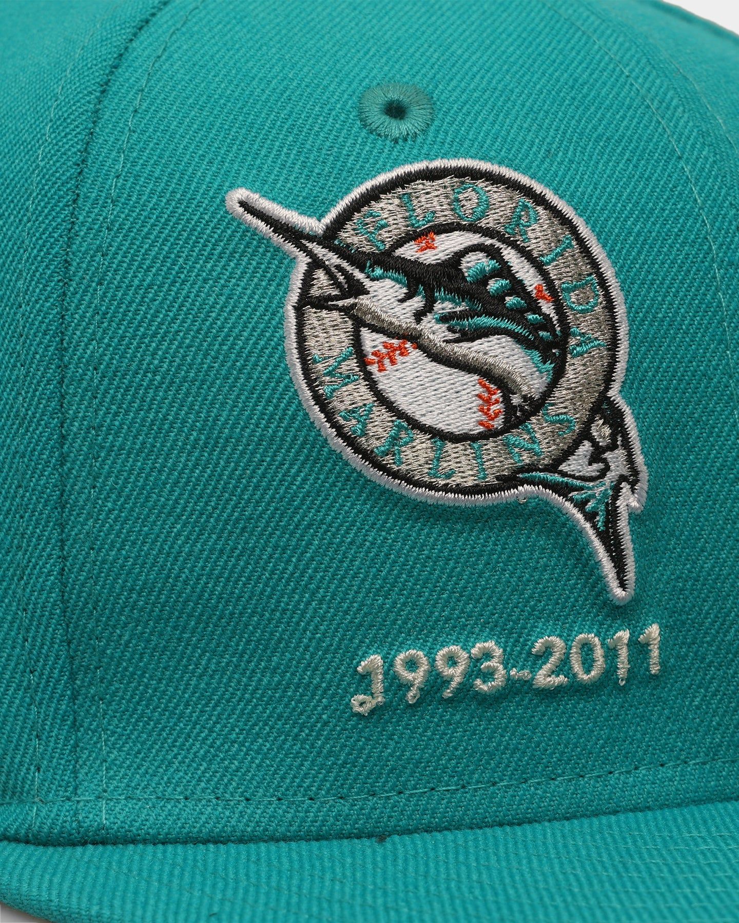 New Era Florida Marlins 'Logo Evolution' 59FIFTY Fitted Teal sold by Culture Kings product image thumbnail 5