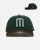 New Era Mexico National Baseball Team 'Washed Green' 9FORTY A-Frame Strapback Green/Black sold by Culture Kings