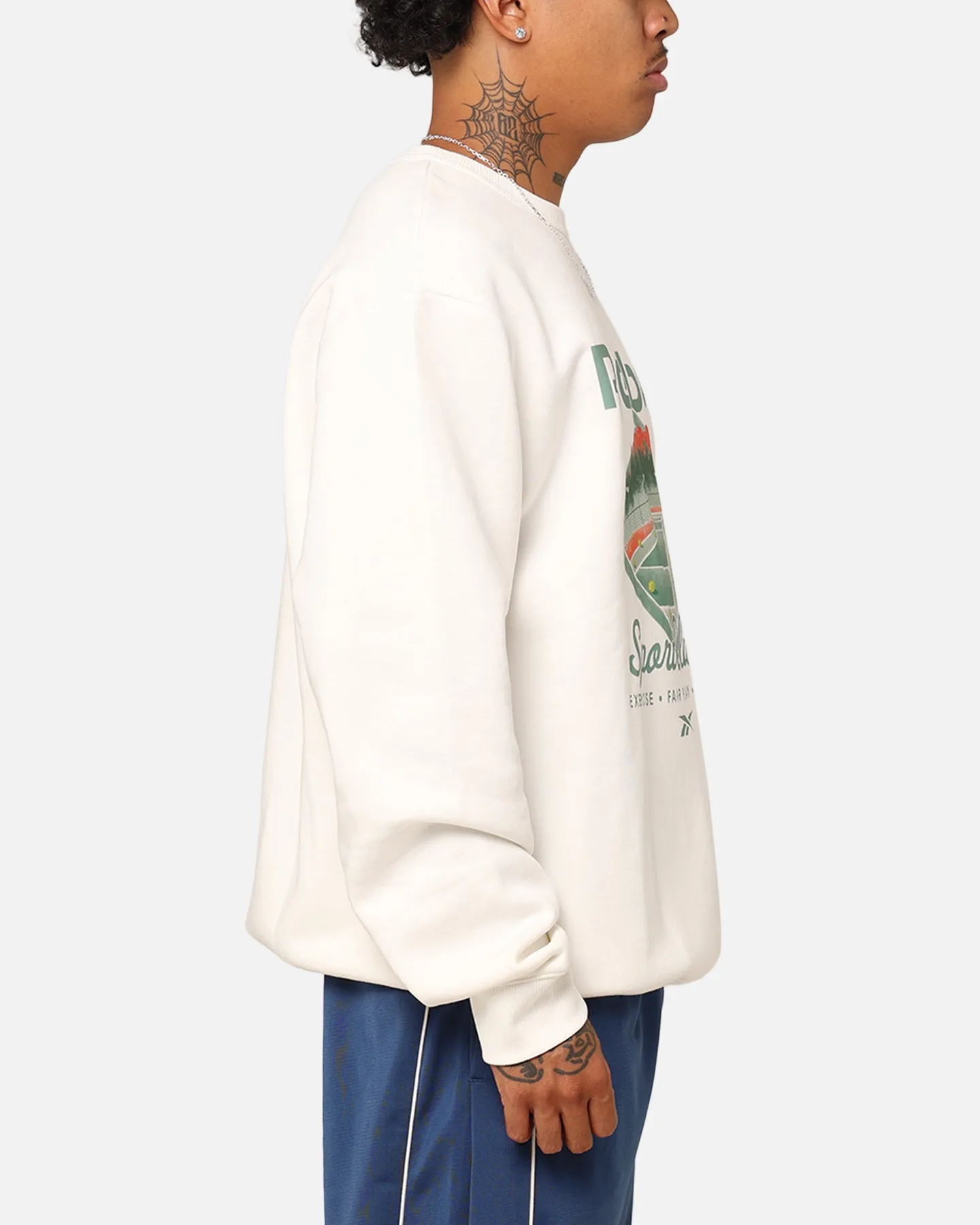 Reebok CL Court Sport Crewneck Vintage White sold by Culture Kings product image thumbnail 4