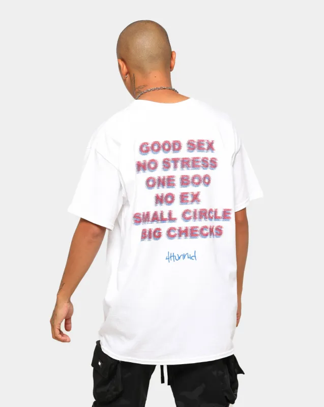 4Hunnid Good Sex Tee White made by Culture Kings