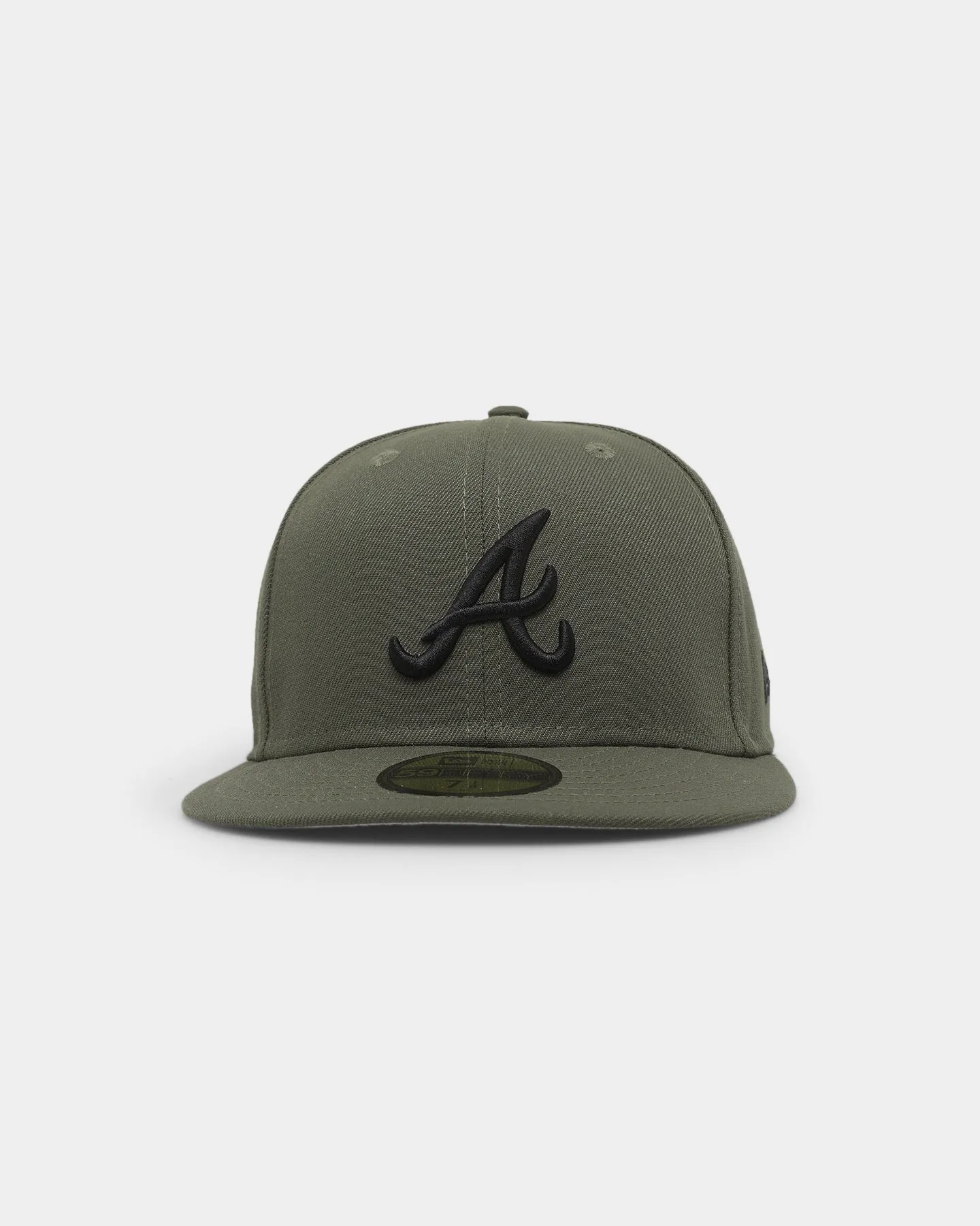 New Era Atlanta Braves 'Olive Black' 59FIFTY Fitted Olive/Black sold by Culture Kings
