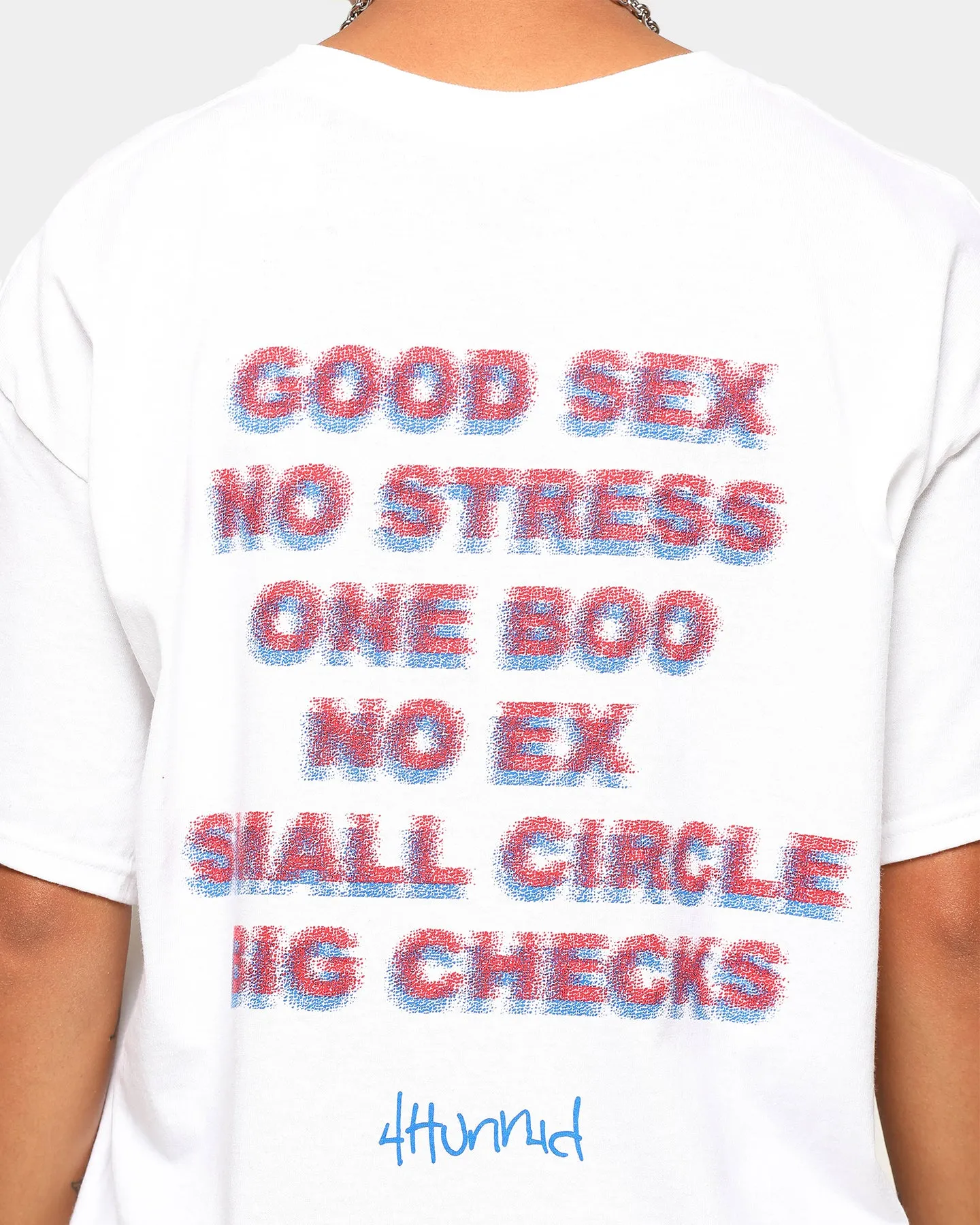 4Hunnid Good Sex Tee White sold by Culture Kings product image thumbnail 4