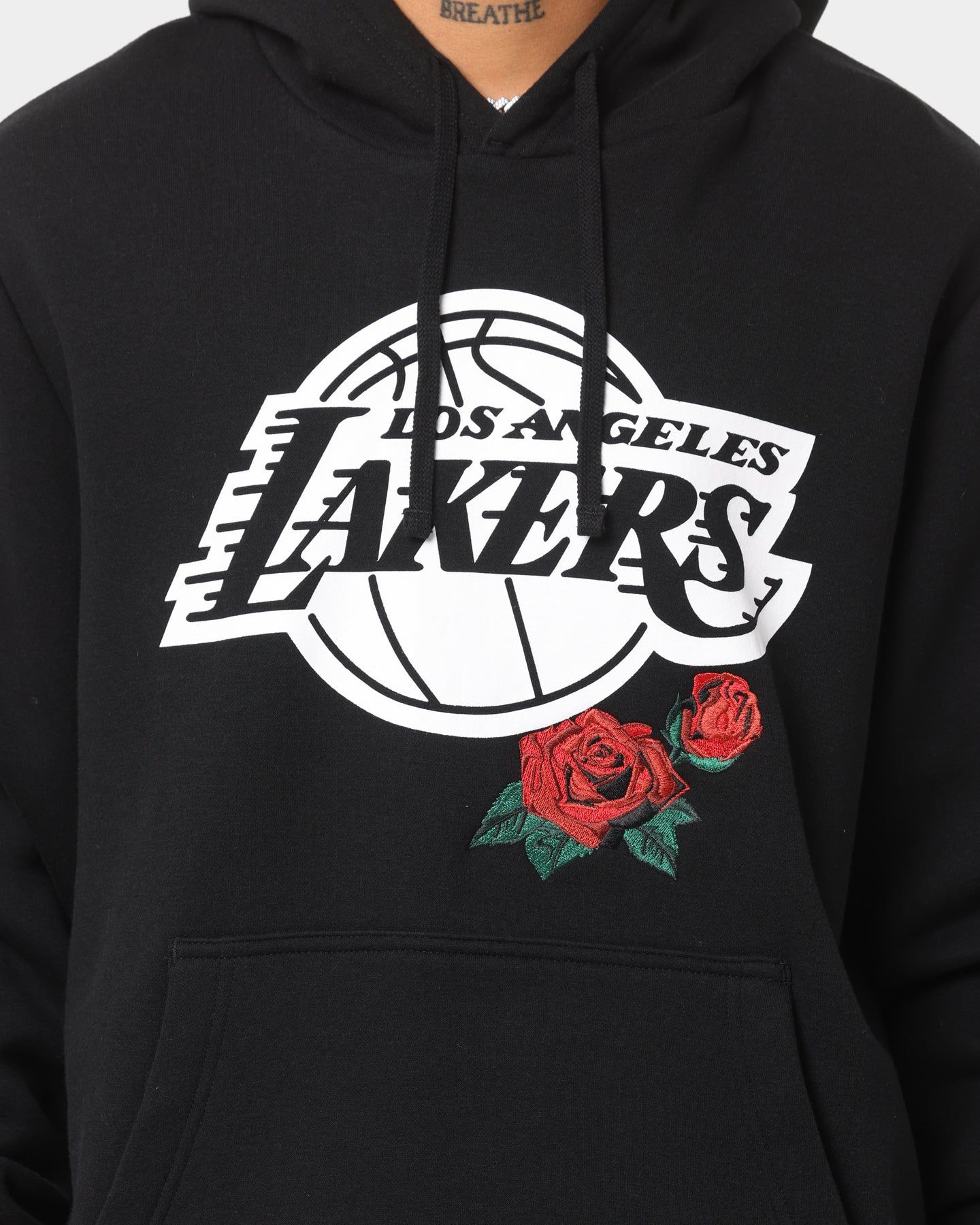 New Era Los Angeles Lakers Large Rose Hoodie Black sold by Culture Kings product image thumbnail 3