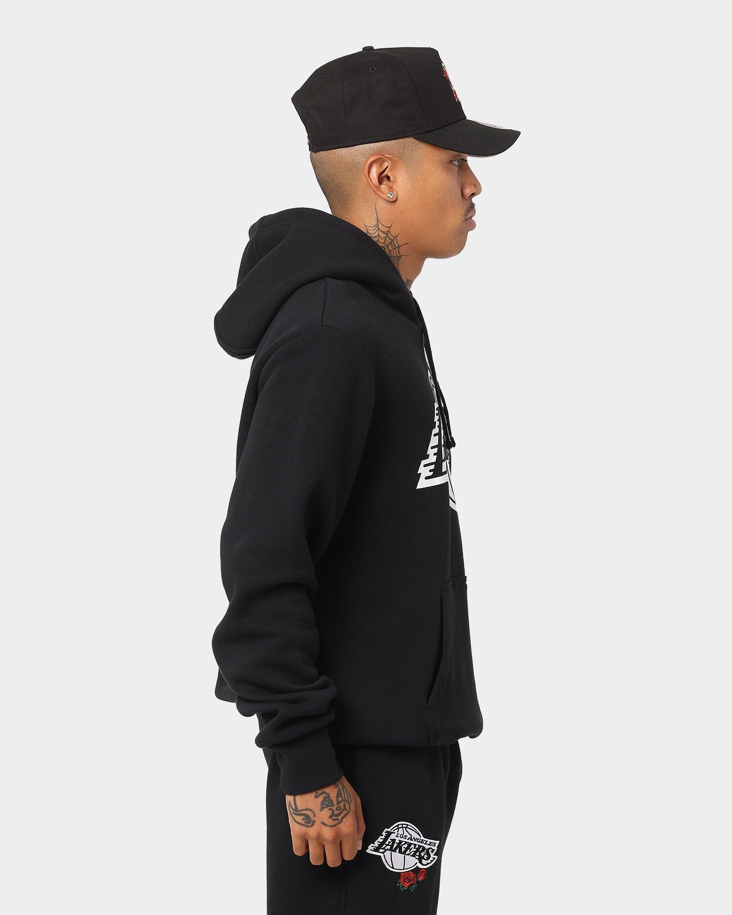New Era Los Angeles Lakers Large Rose Hoodie Black sold by Culture Kings product image thumbnail 5