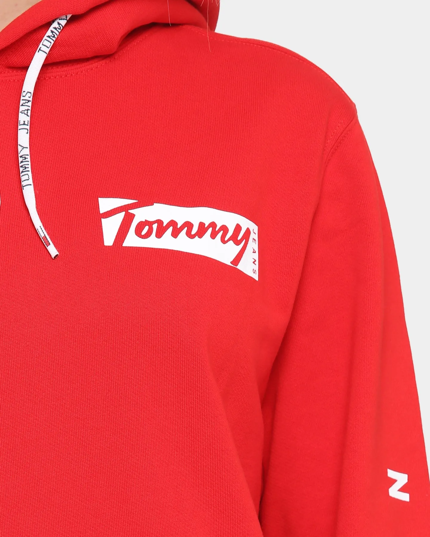 Tommy Jeans Men's TJM Essential Graphic Hoodie Crimson sold by Culture Kings product image thumbnail 4