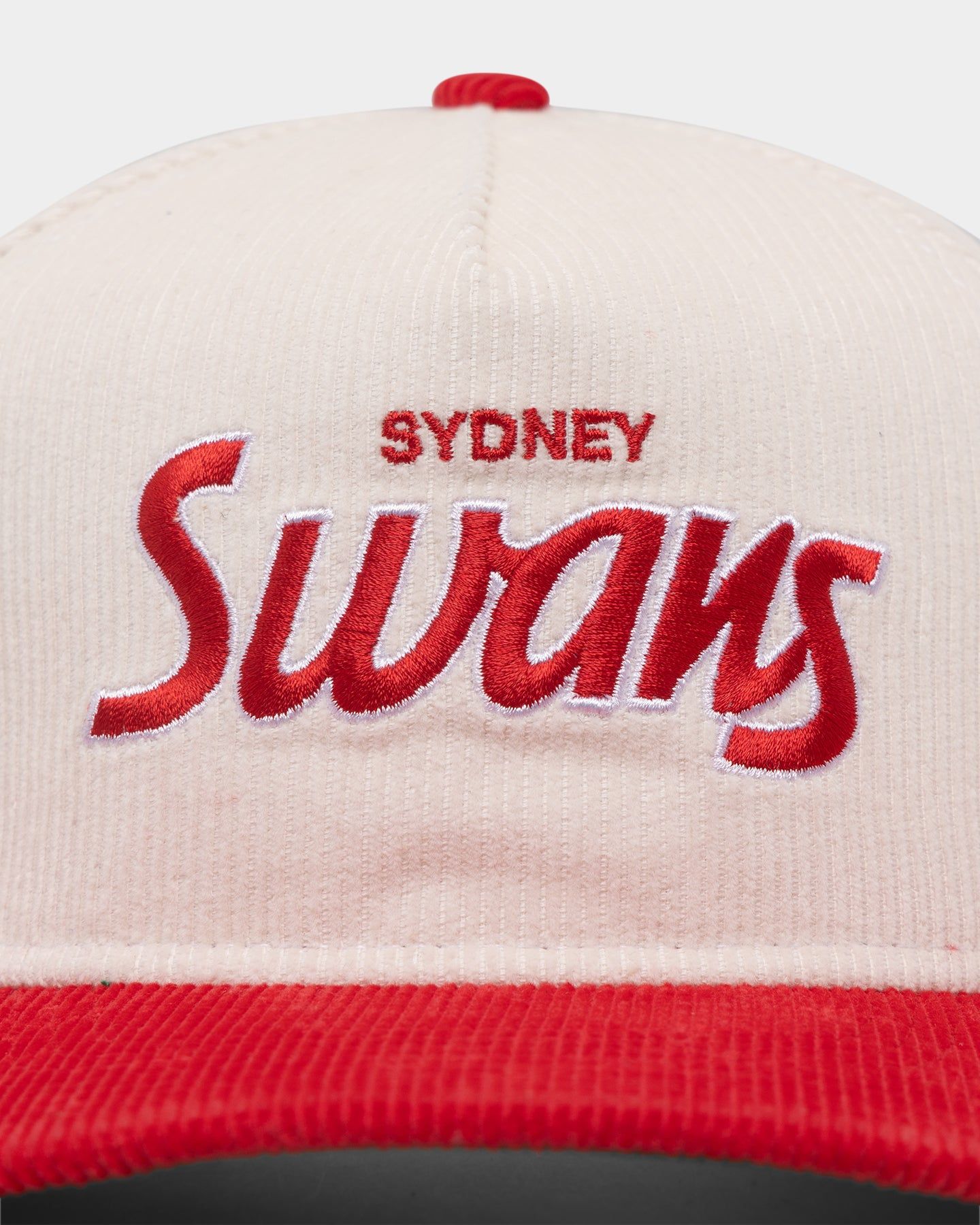 New Era Sydney Swans "AFL Cord Script" Golfer Snapback Chrome/OTC sold by Culture Kings product image thumbnail 5