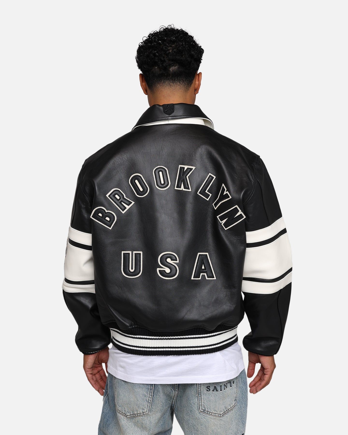 Avirex Brooklyn Jacket Black sold by Culture Kings product image thumbnail 5