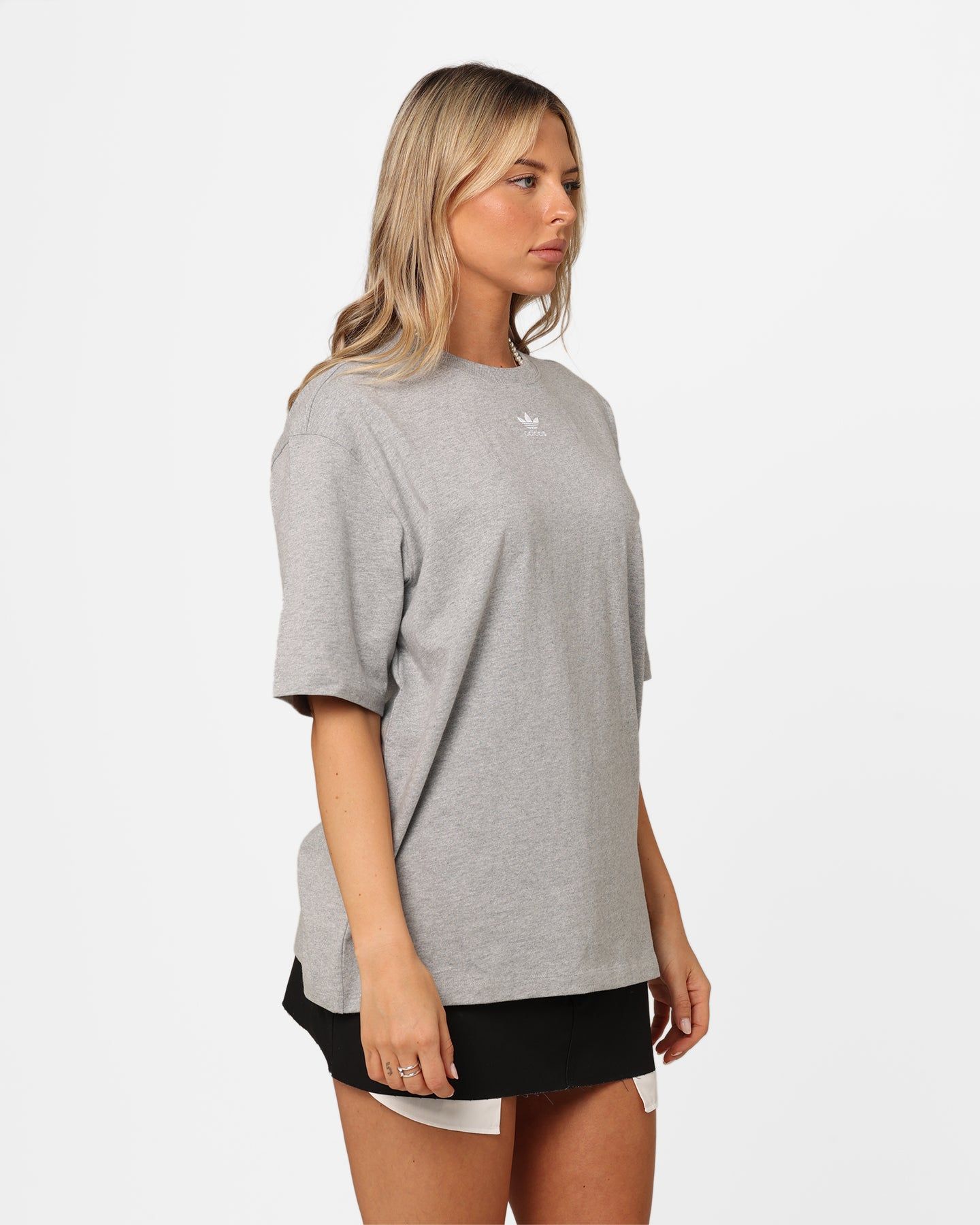 Adidas Women's Adicolour Essentials T-Shirt Grey Heather sold by Culture Kings product image thumbnail 5