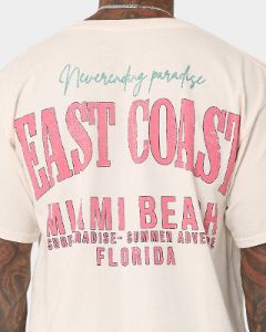 American Thrift Miami Beach Vintage T-Shirt Off White sold by Culture Kings