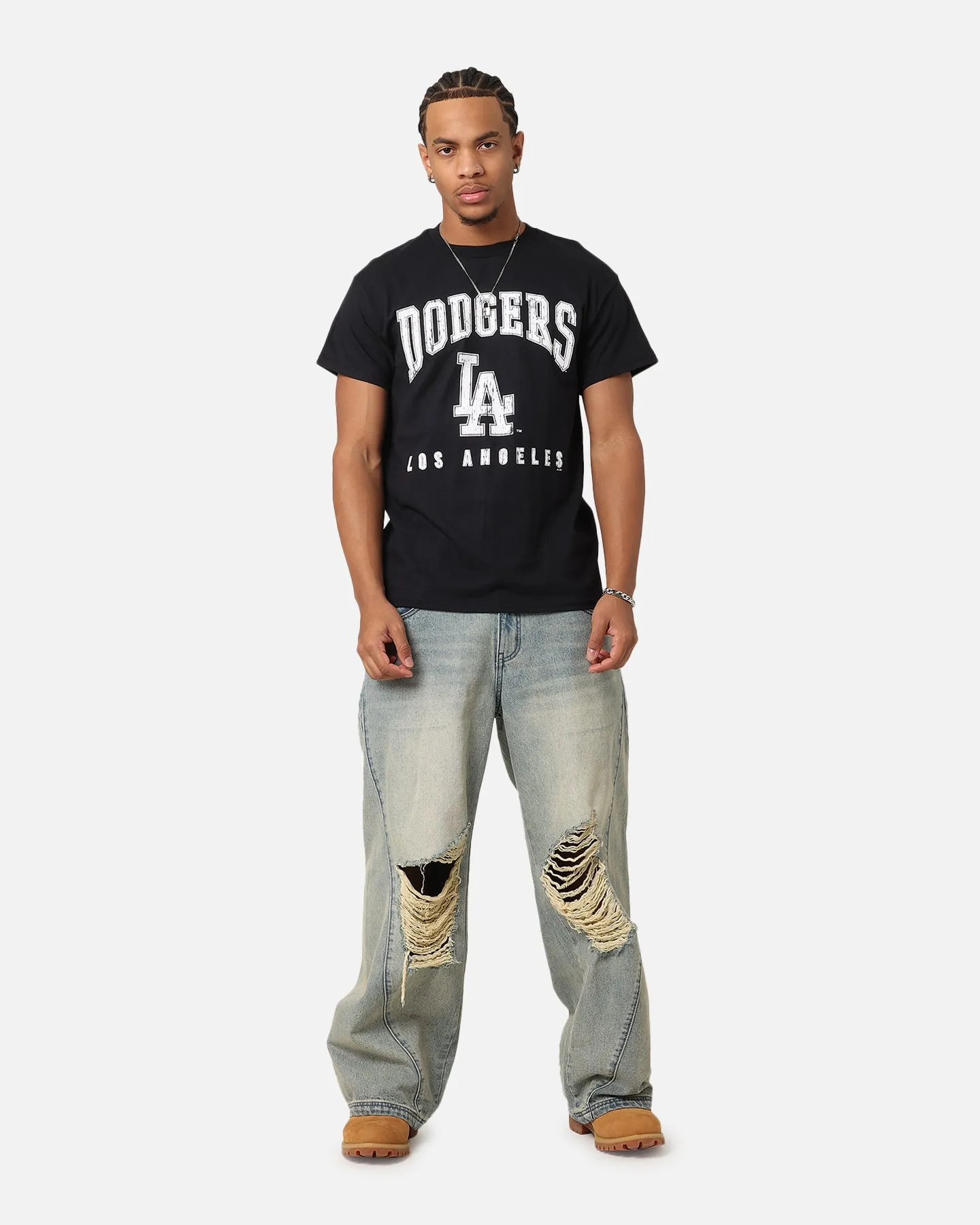 Majestic Athletic Los Angeles Dodgers Blecker Team Arch T-Shirt Black sold by Culture Kings product image thumbnail 2