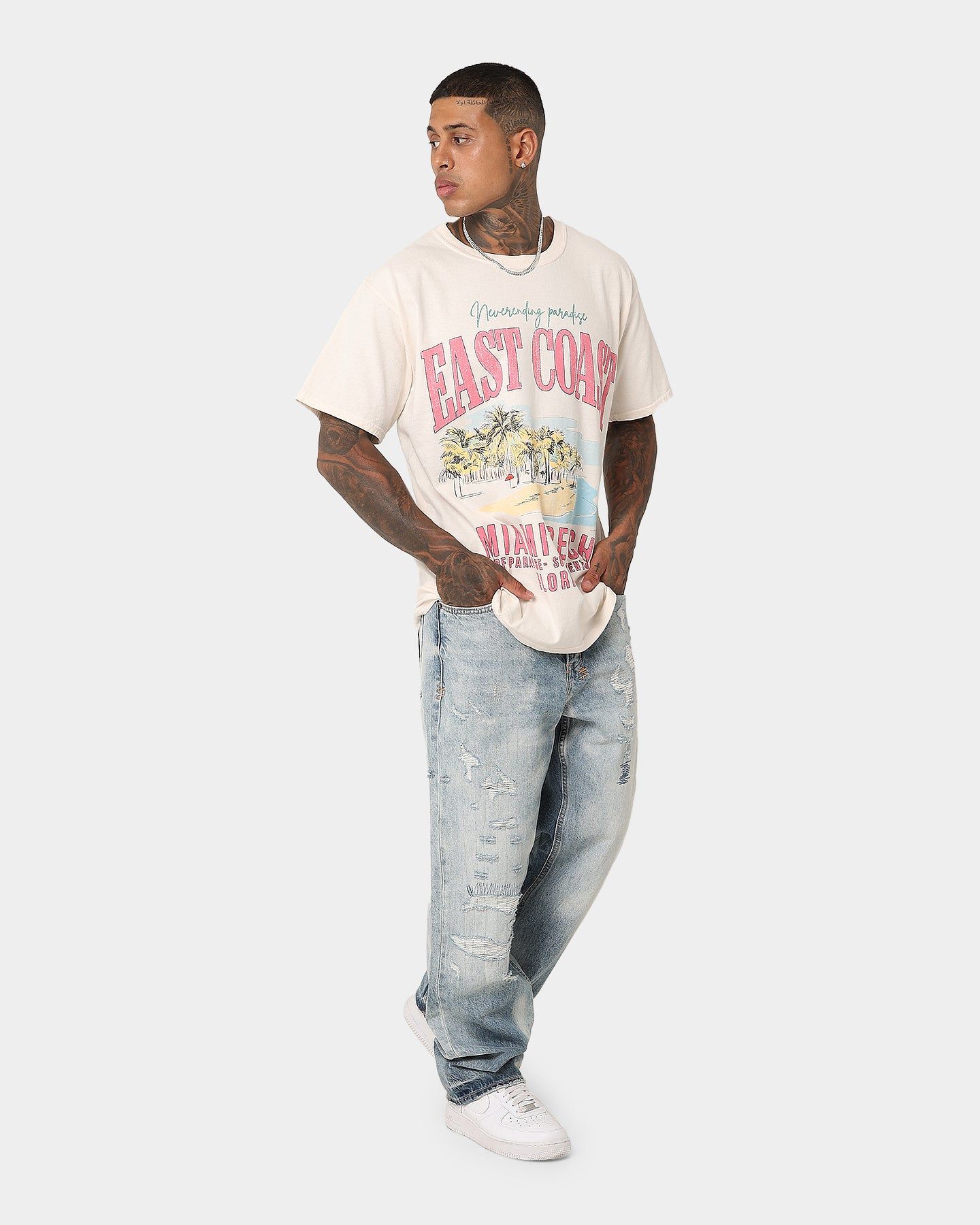 American Thrift Miami Beach Vintage T-Shirt Off White sold by Culture Kings product image thumbnail 3
