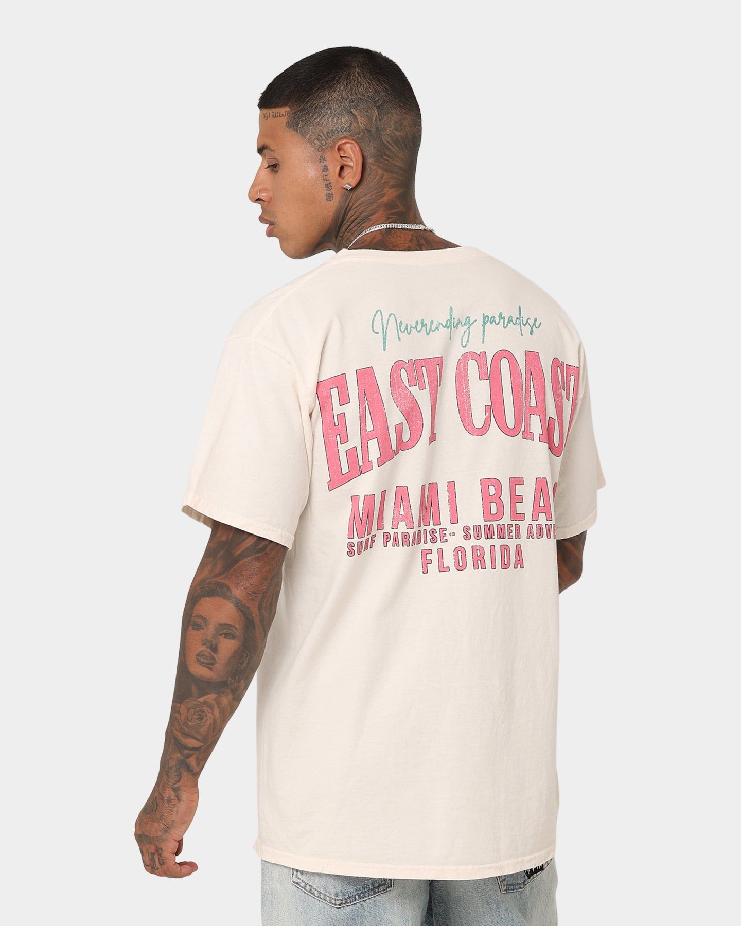 American Thrift Miami Beach Vintage T-Shirt Off White sold by Culture Kings product image thumbnail 2