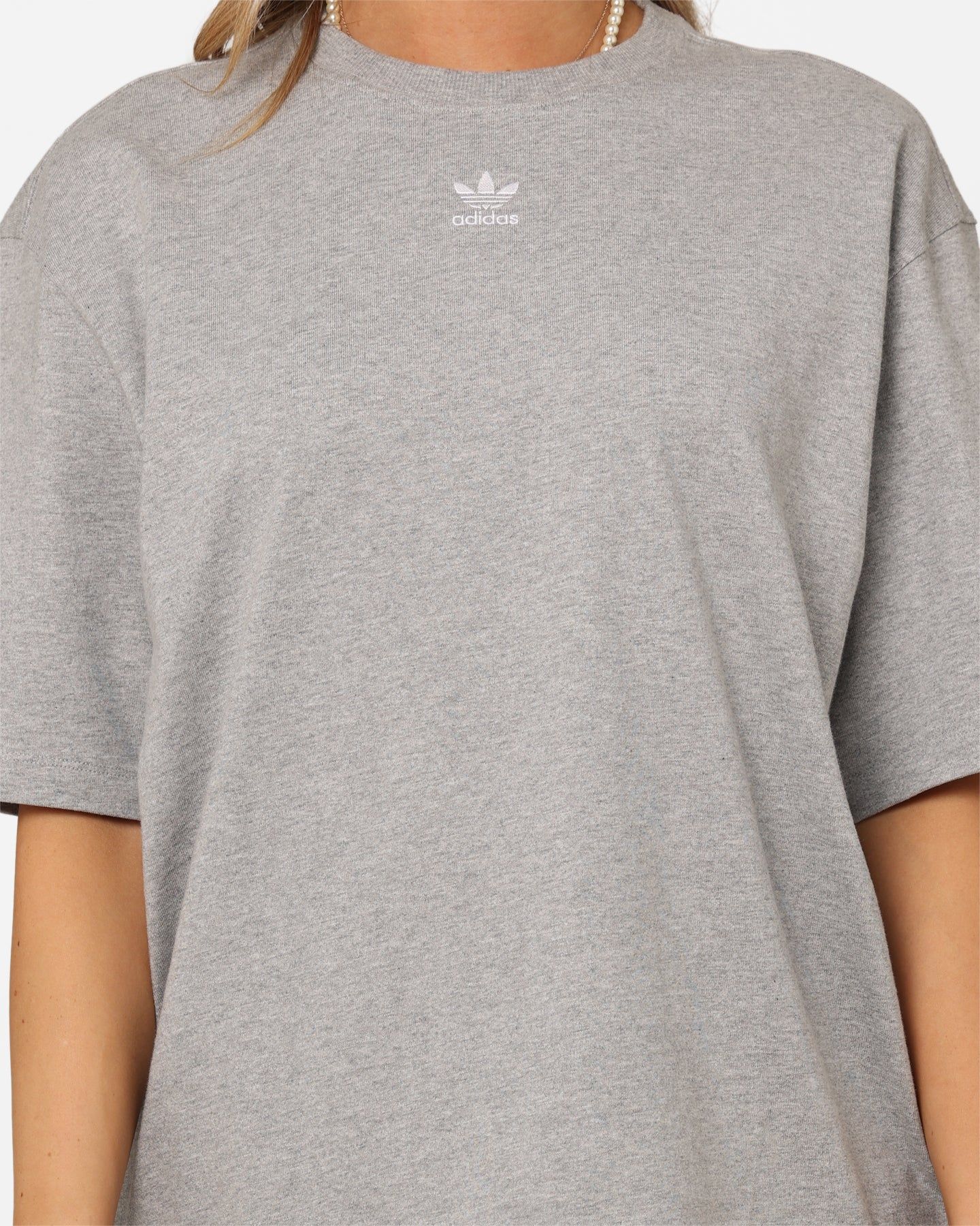 Adidas Women's Adicolour Essentials T-Shirt Grey Heather sold by Culture Kings product image thumbnail 3