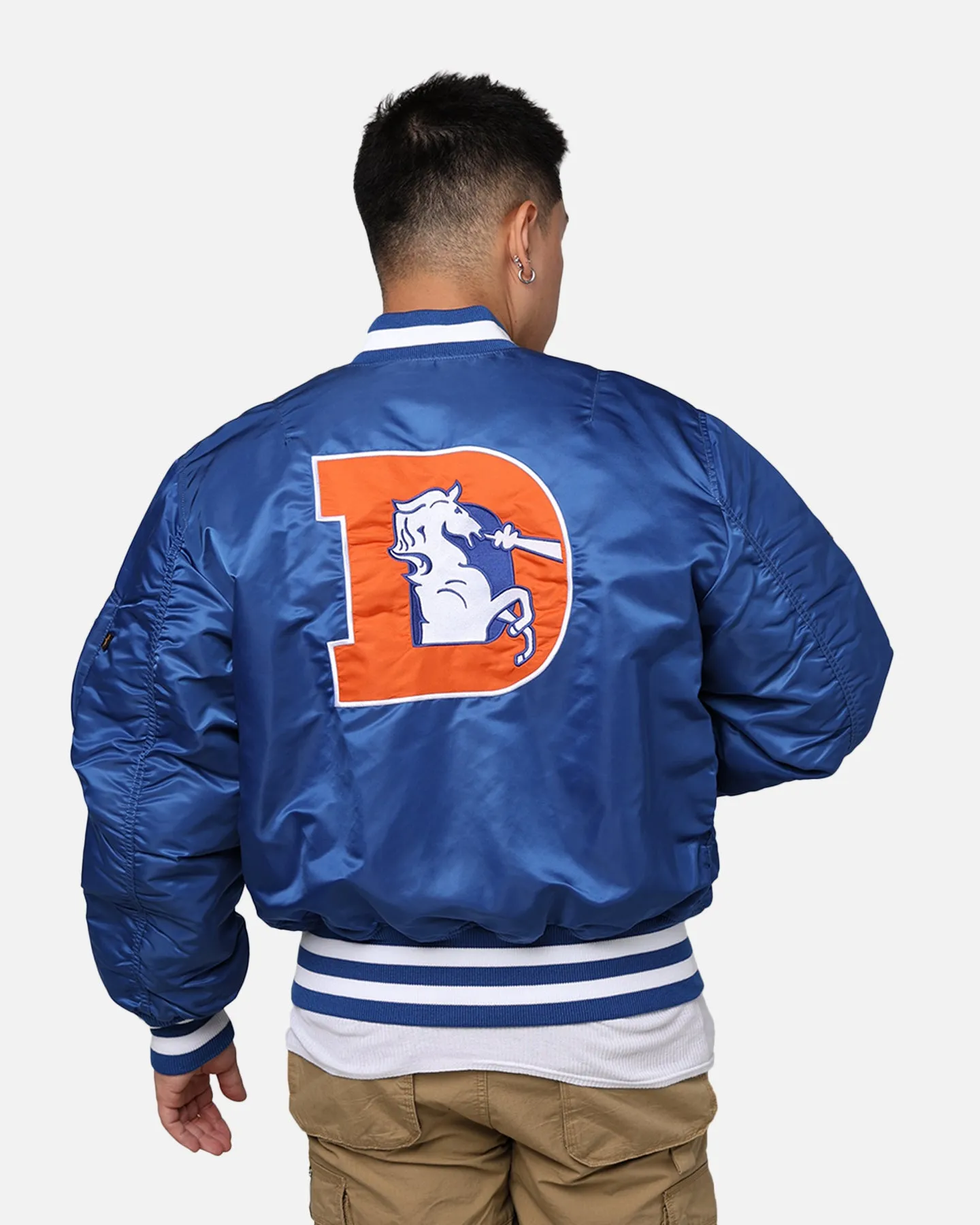 New Era X Alpha Series X NFL Denver Broncos MA-1 Bomber Jacket Royal sold by Culture Kings product image thumbnail 2
