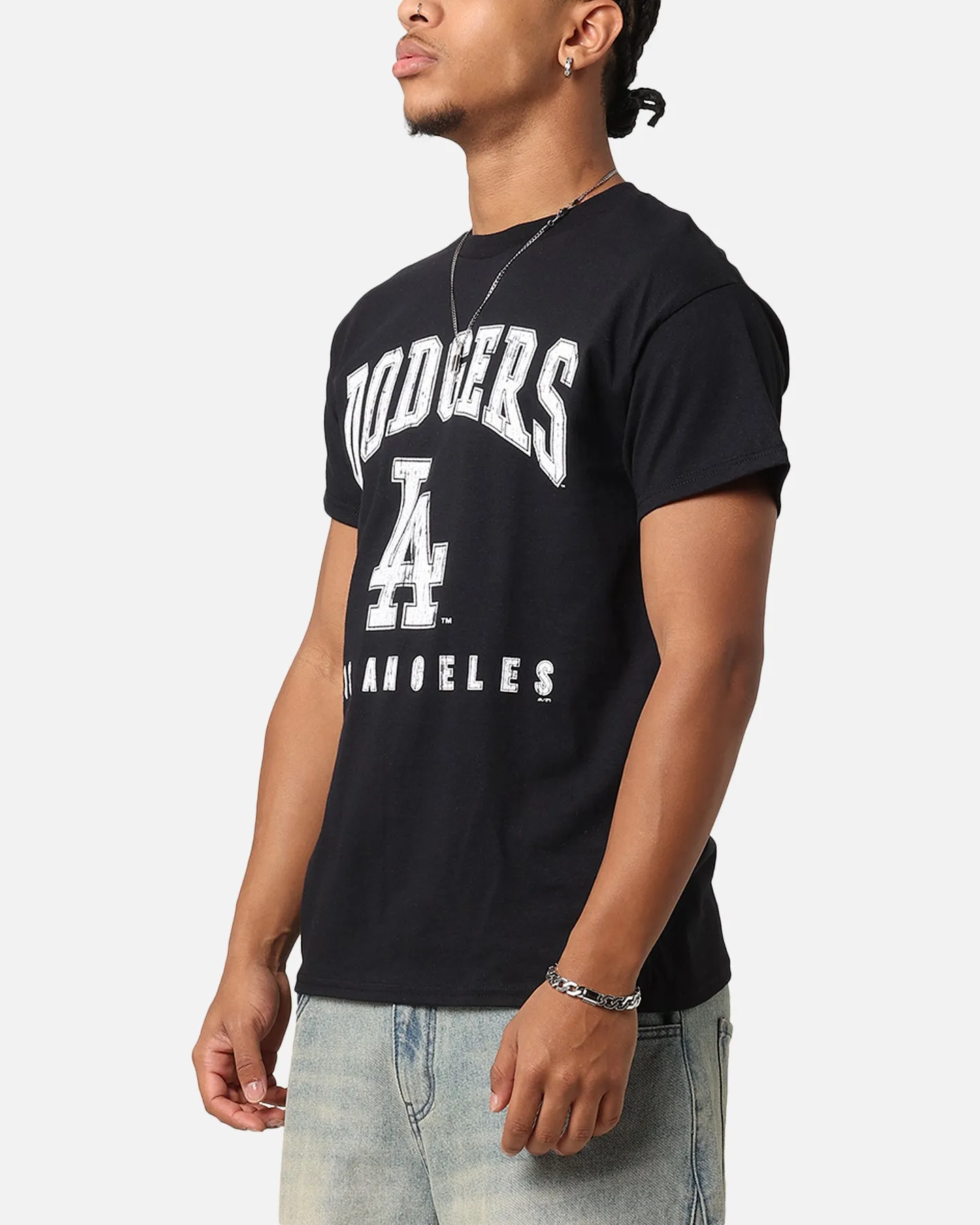 Majestic Athletic Los Angeles Dodgers Blecker Team Arch T-Shirt Black sold by Culture Kings product image thumbnail 4