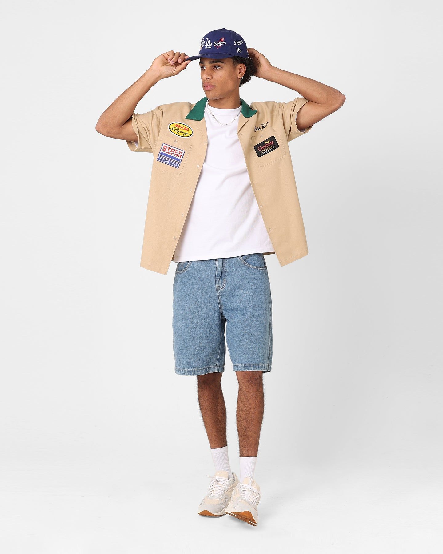 The New Establishment CMS Race Team Shirt Stone/Green sold by Culture Kings product image thumbnail 3