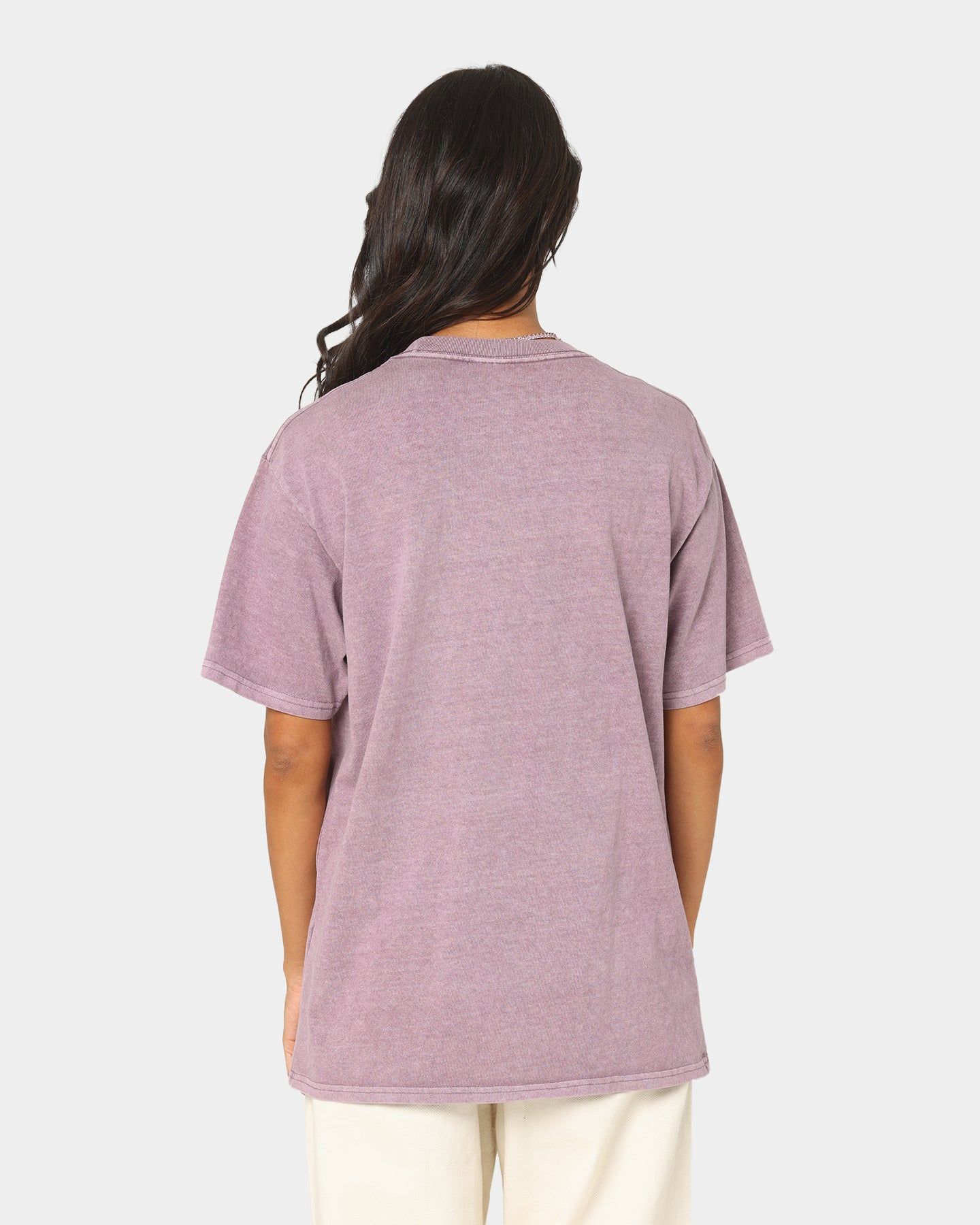 HUF X Pleasures Dyed Short Sleeve T-Shirt Purple sold by Culture Kings product image thumbnail 4