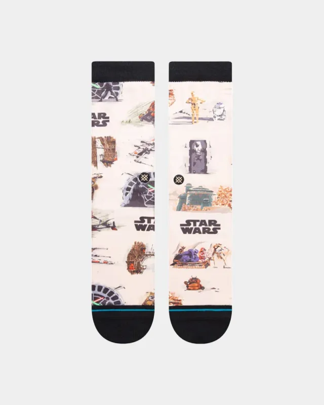 Stance X Star Wars Rotj Crewcut Socks Sand sold by Culture Kings