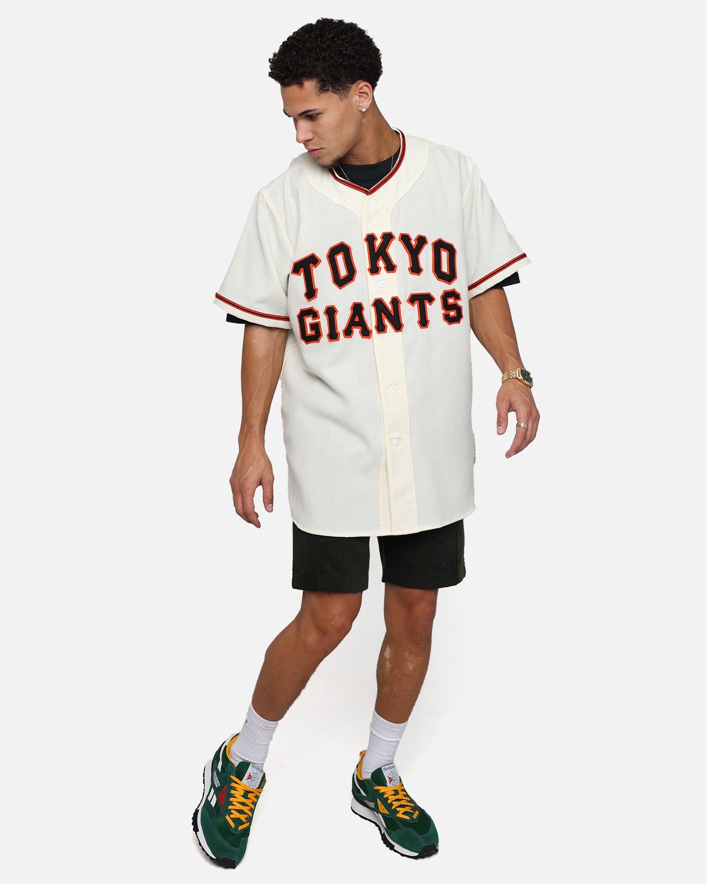 Ebbets Field Flannels Tokyo Kyojin (Giants) 1953 Home Jersey White sold by Culture Kings product image thumbnail 3