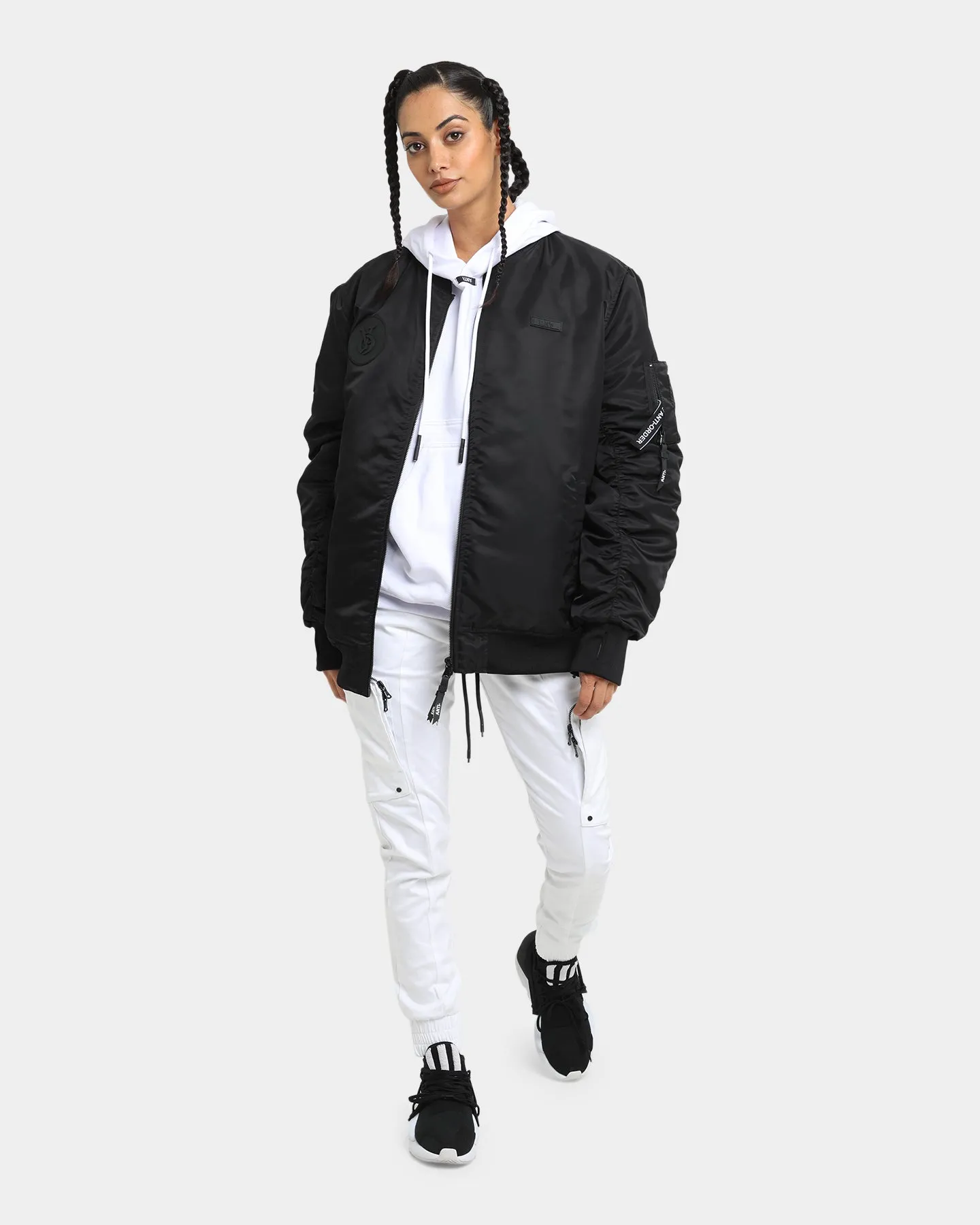 The Anti Order Antidote Oversized Bomber Jacket Black/Black sold by Culture Kings product image thumbnail 3