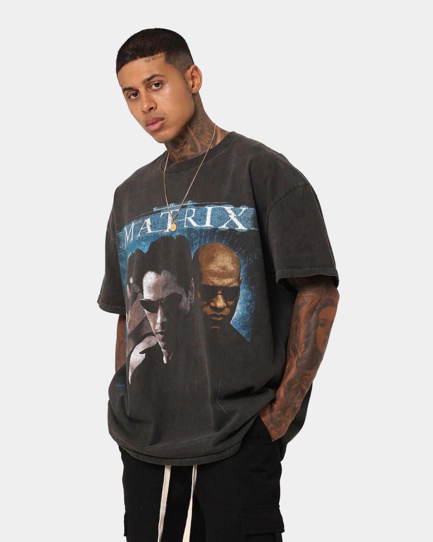 American Thrift X The Matrix Heavyweight Vintage T-Shirt Black Wash sold by Culture Kings product image thumbnail 7