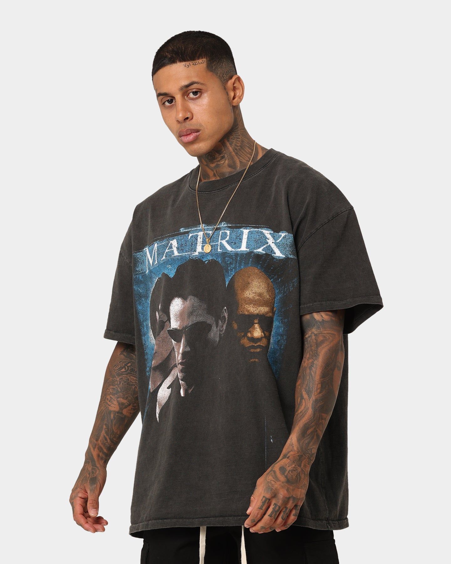 American Thrift X The Matrix Heavyweight Vintage T-Shirt Black Wash sold by Culture Kings