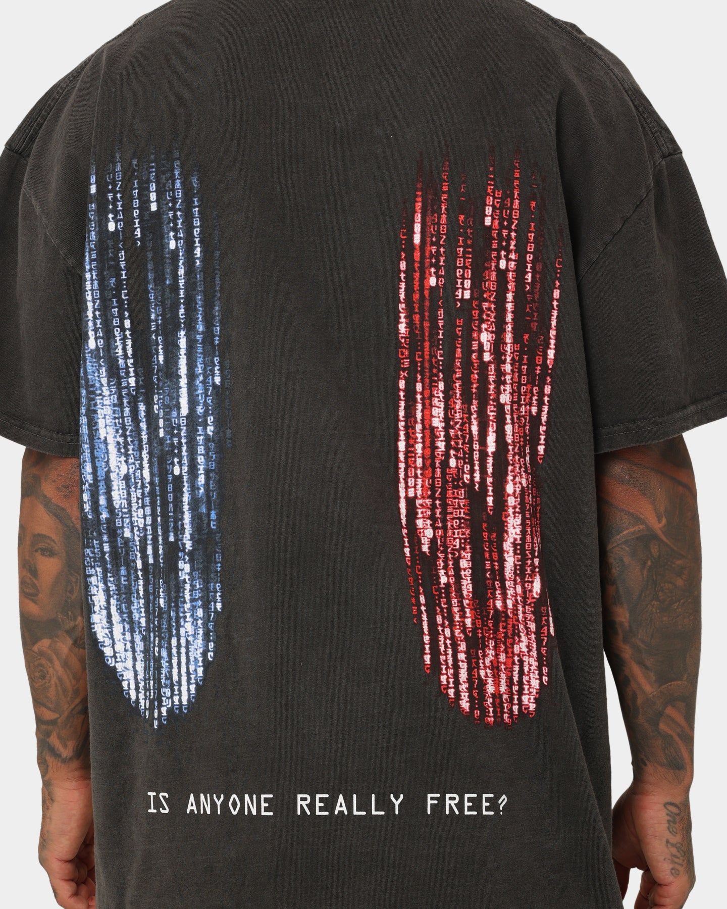 American Thrift X The Matrix Heavyweight Vintage T-Shirt Black Wash sold by Culture Kings product image thumbnail 5