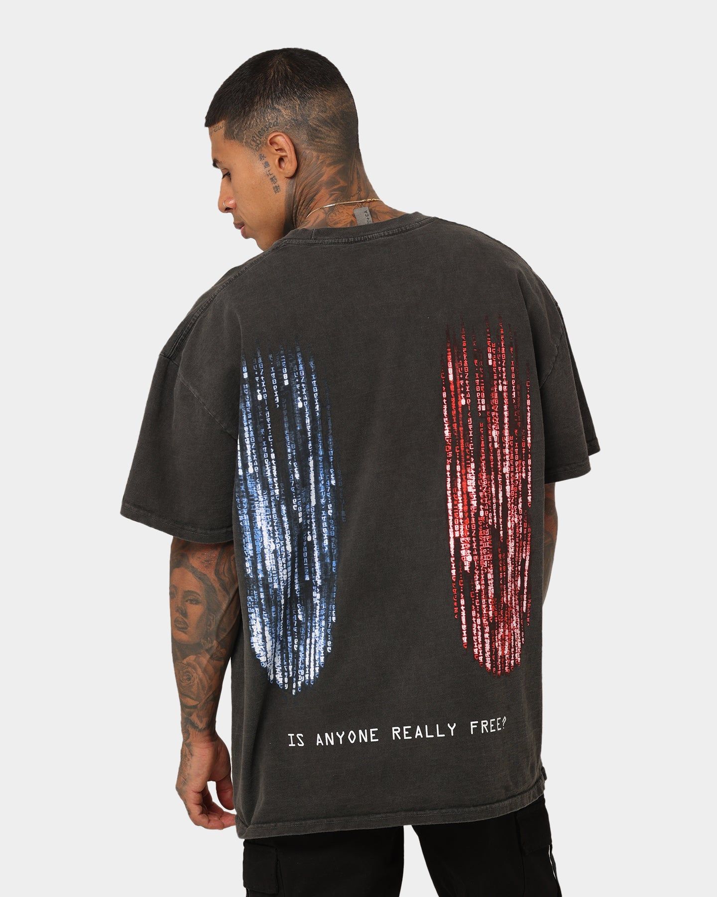 American Thrift X The Matrix Heavyweight Vintage T-Shirt Black Wash sold by Culture Kings product image thumbnail 2